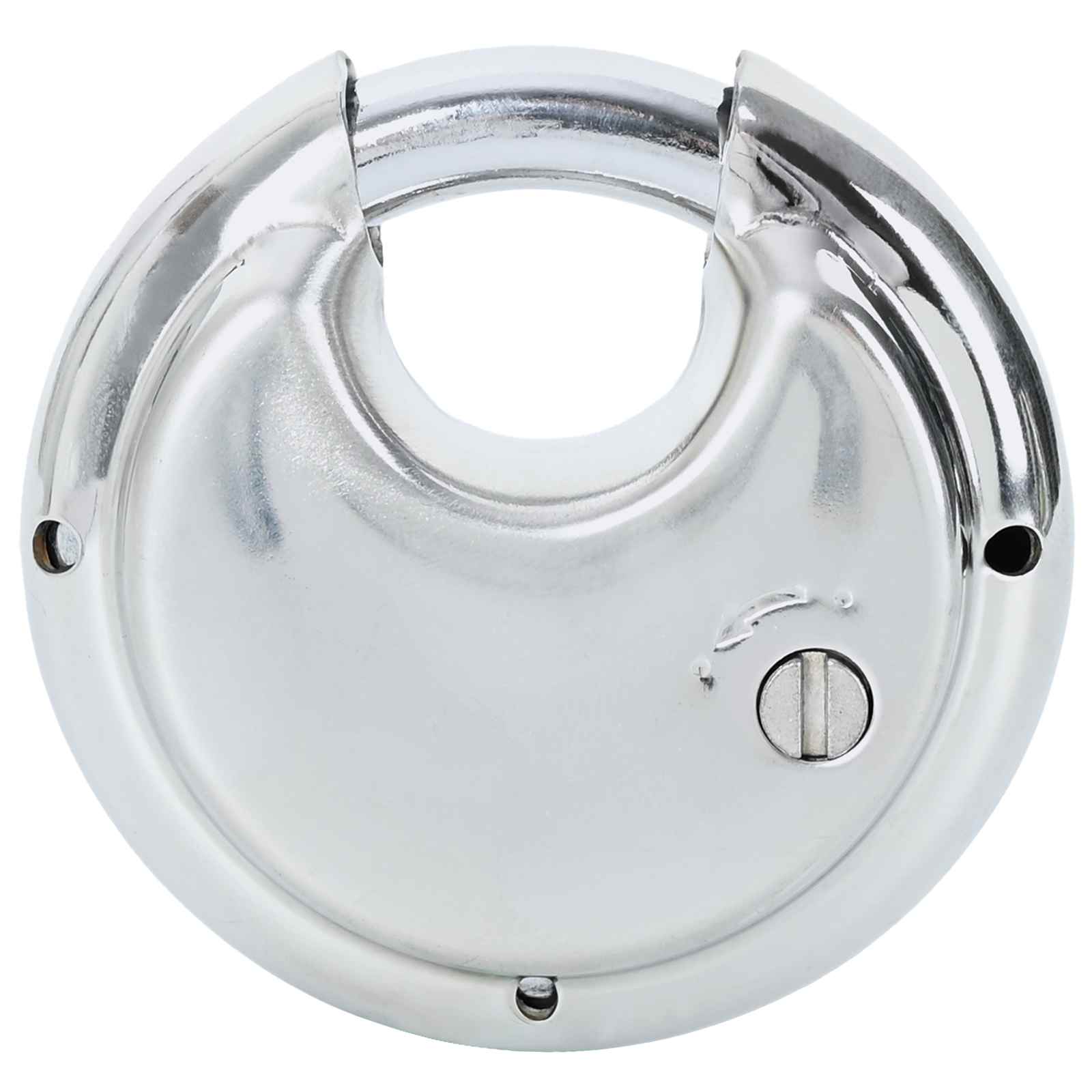 Disk zár kulcsokkal 2 pcs ezüst 7 x 2.3 x 7 cm