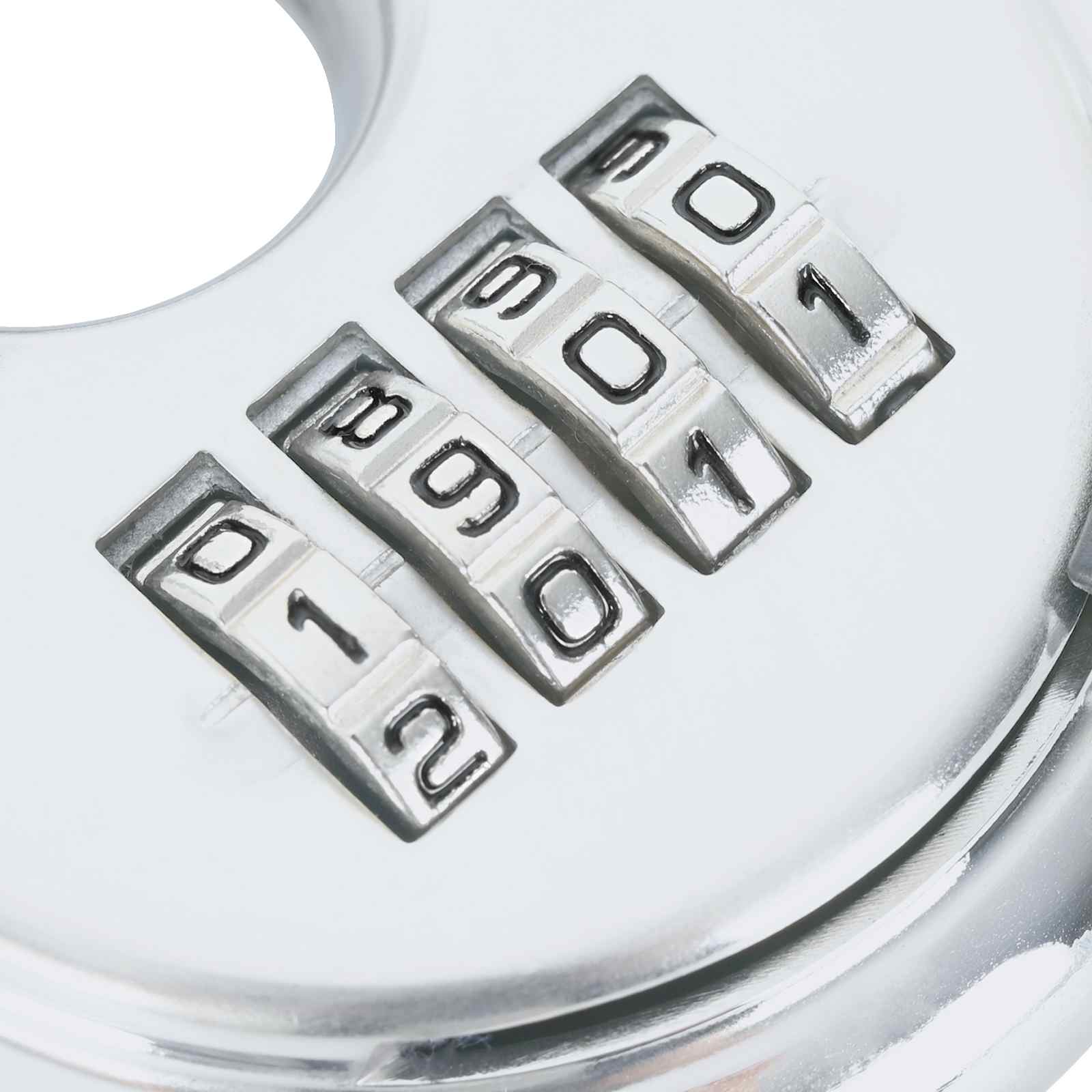 Disk zár kulcsokkal 12 pcs ezüst 7 x 2.3 x 7 cm