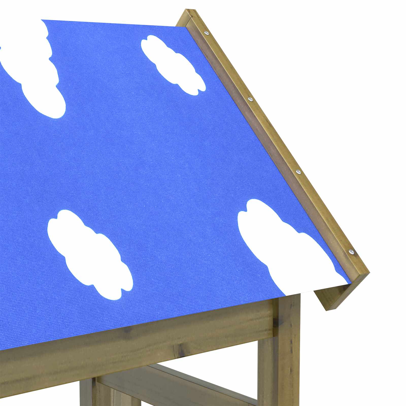 Játék torny barna 52.5 x 46.5 x 208 cm szilárd impregnált fa