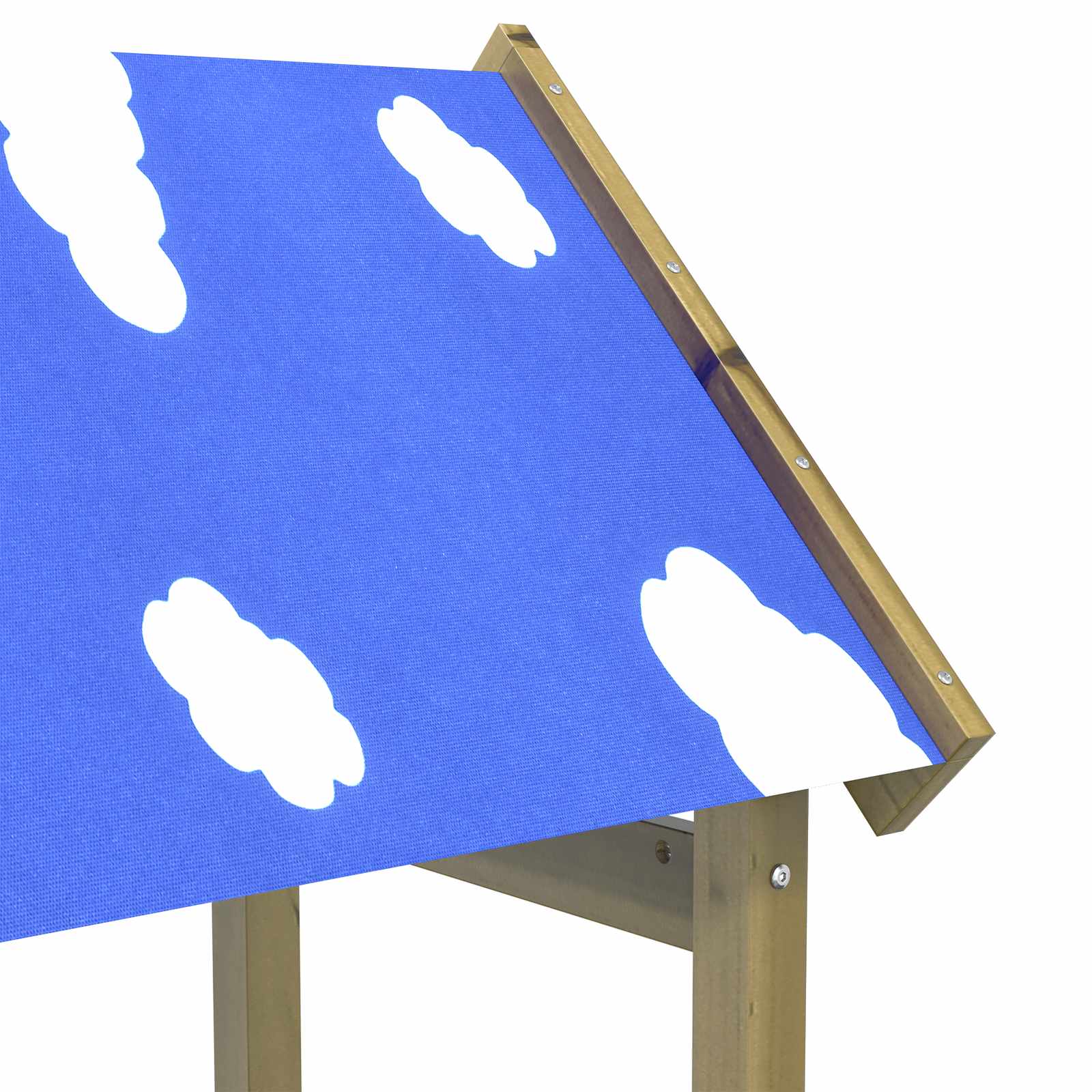 Játék torny barna 52,5 x 46,5 x 195 cm szilárd impregnált fa