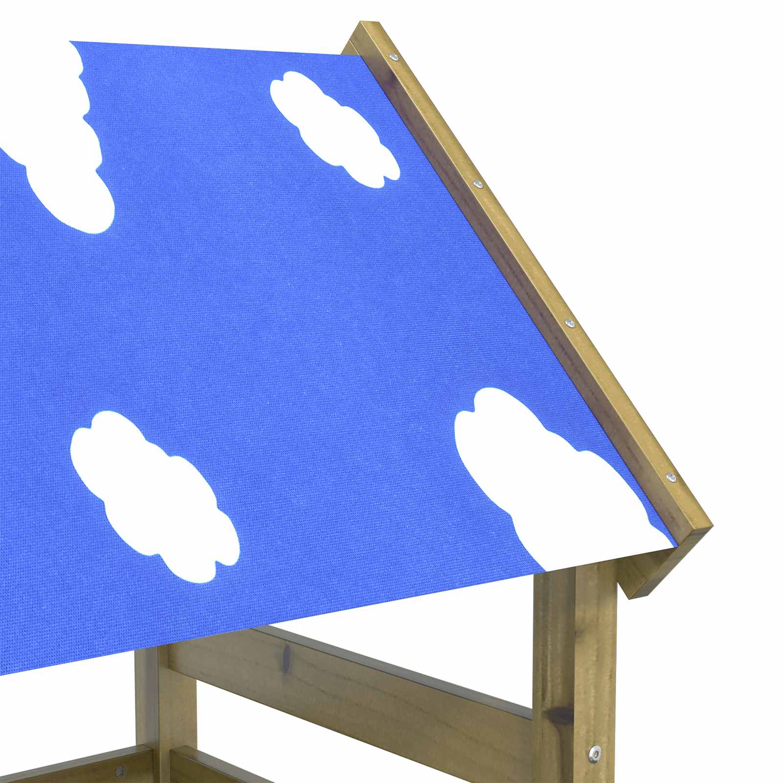 Játék torny barna 110.5 x 52.5 x 215 cm szilárd impregnált fa