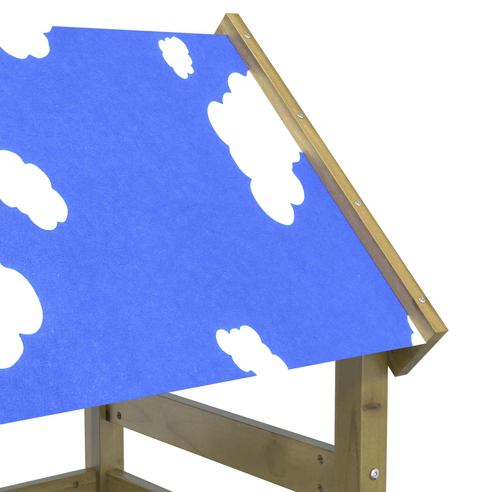 Játék torny barna 52,5 x 110,5 x 215 cm szilárd impregnált fa