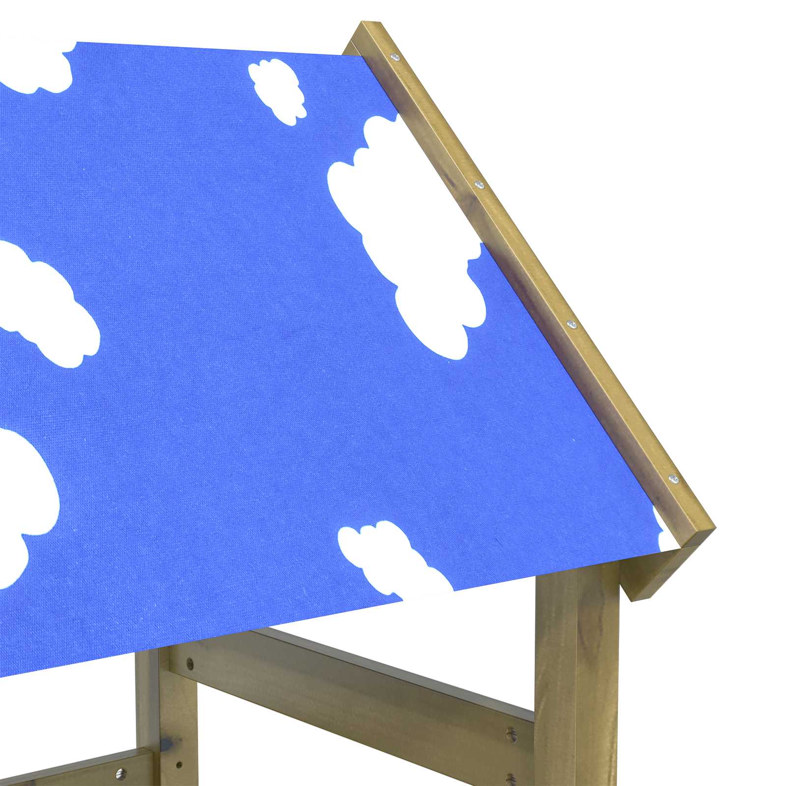 Játék torny barna 52,5 x 110,5 x 215 cm szilárd impregnált fa