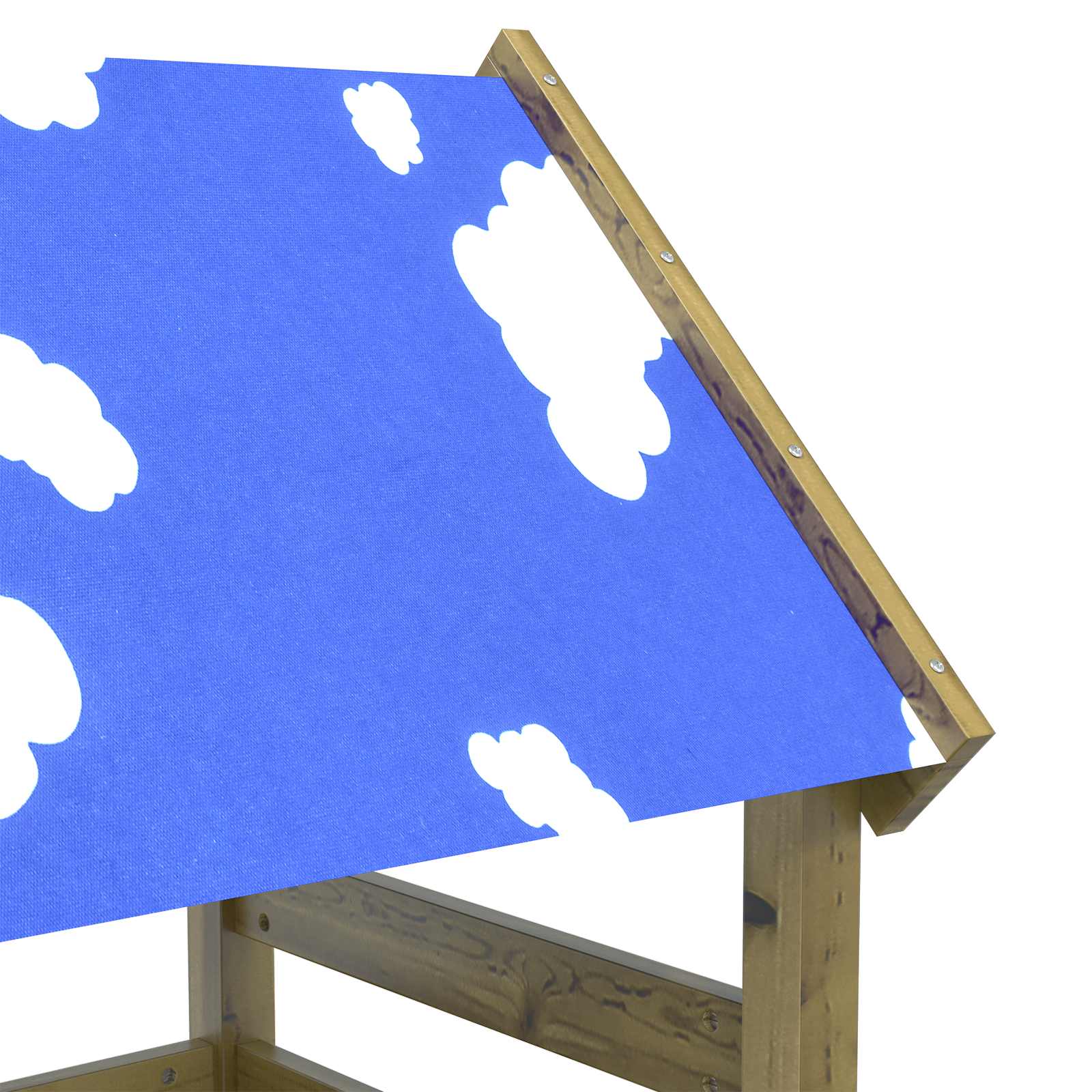 Játék torny barna 110,5 x 52,5 x 215cm szilárd impregnált fa