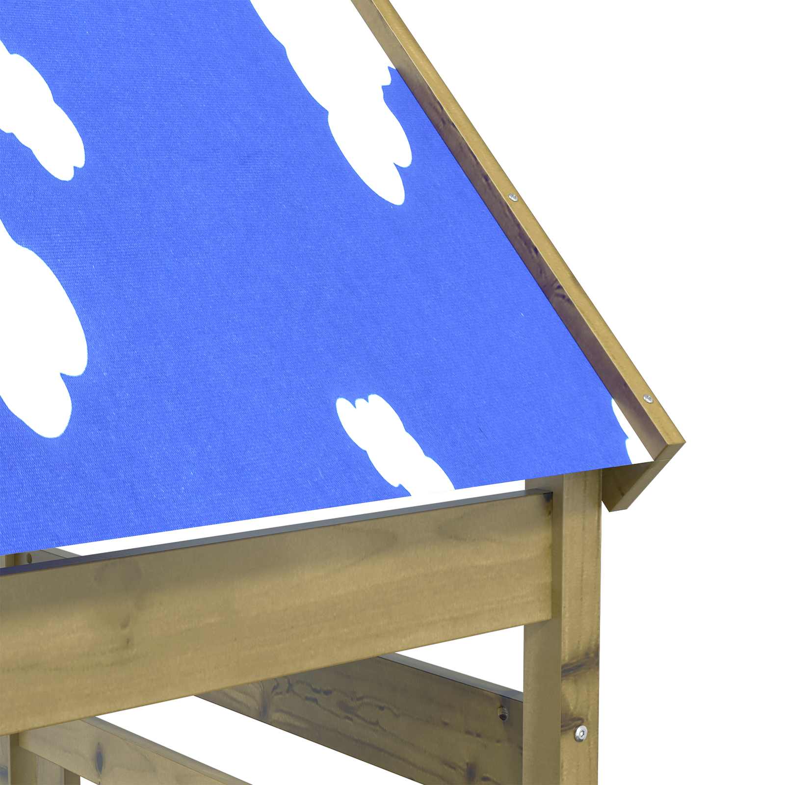 Játék torny barna 52,5 x 85 x 265 cm szilárd impregnált fa