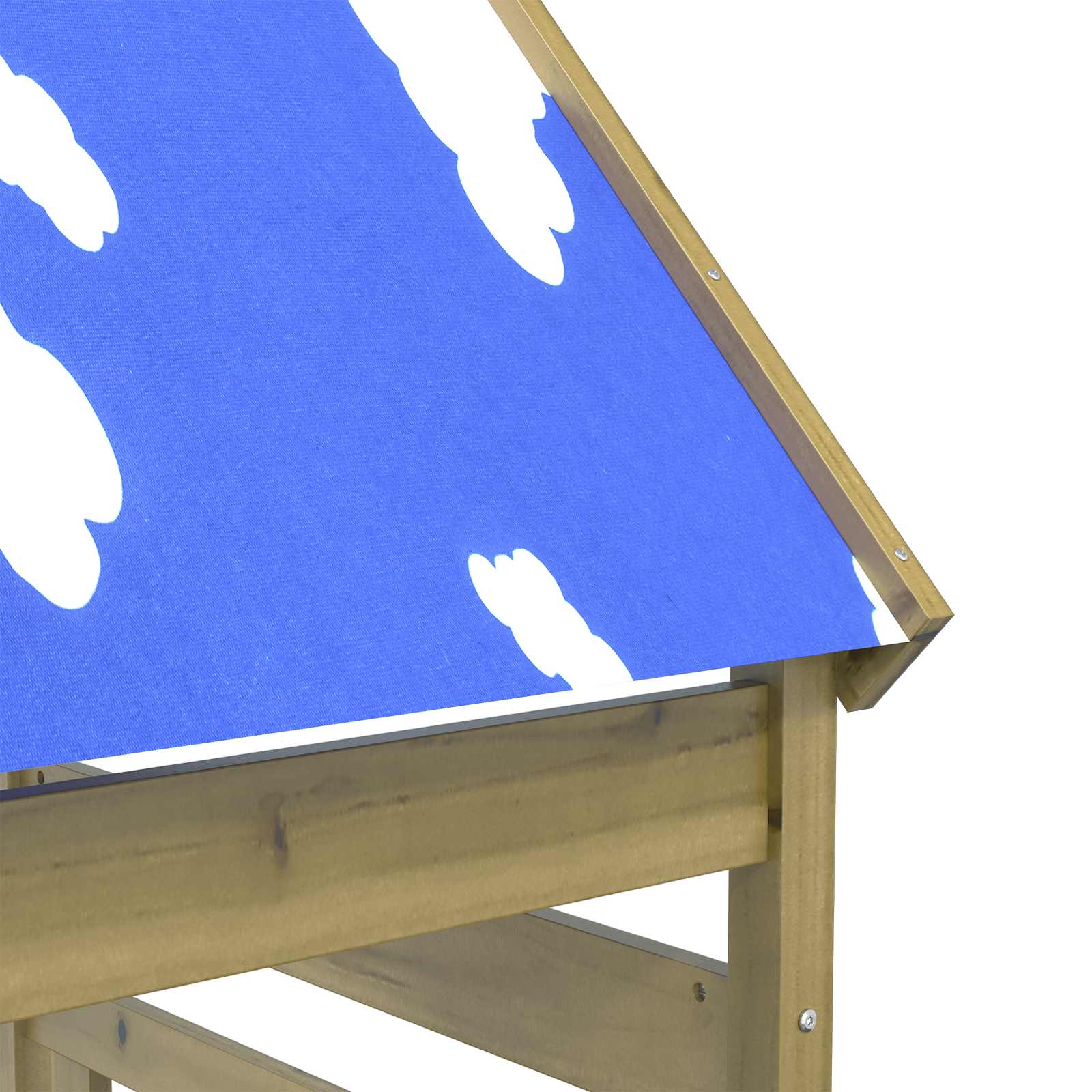 Játék torny barna 52,5 x 85 x 265 cm szilárd impregnált fa