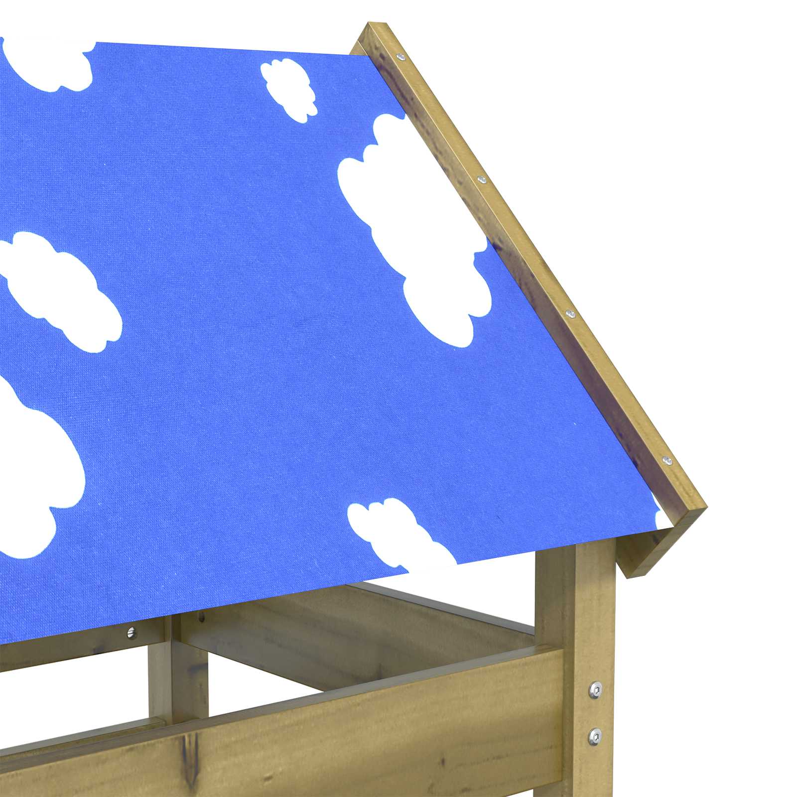 Játék torny barna 85 x 52,5 x 239 cm szilárd impregnált fa