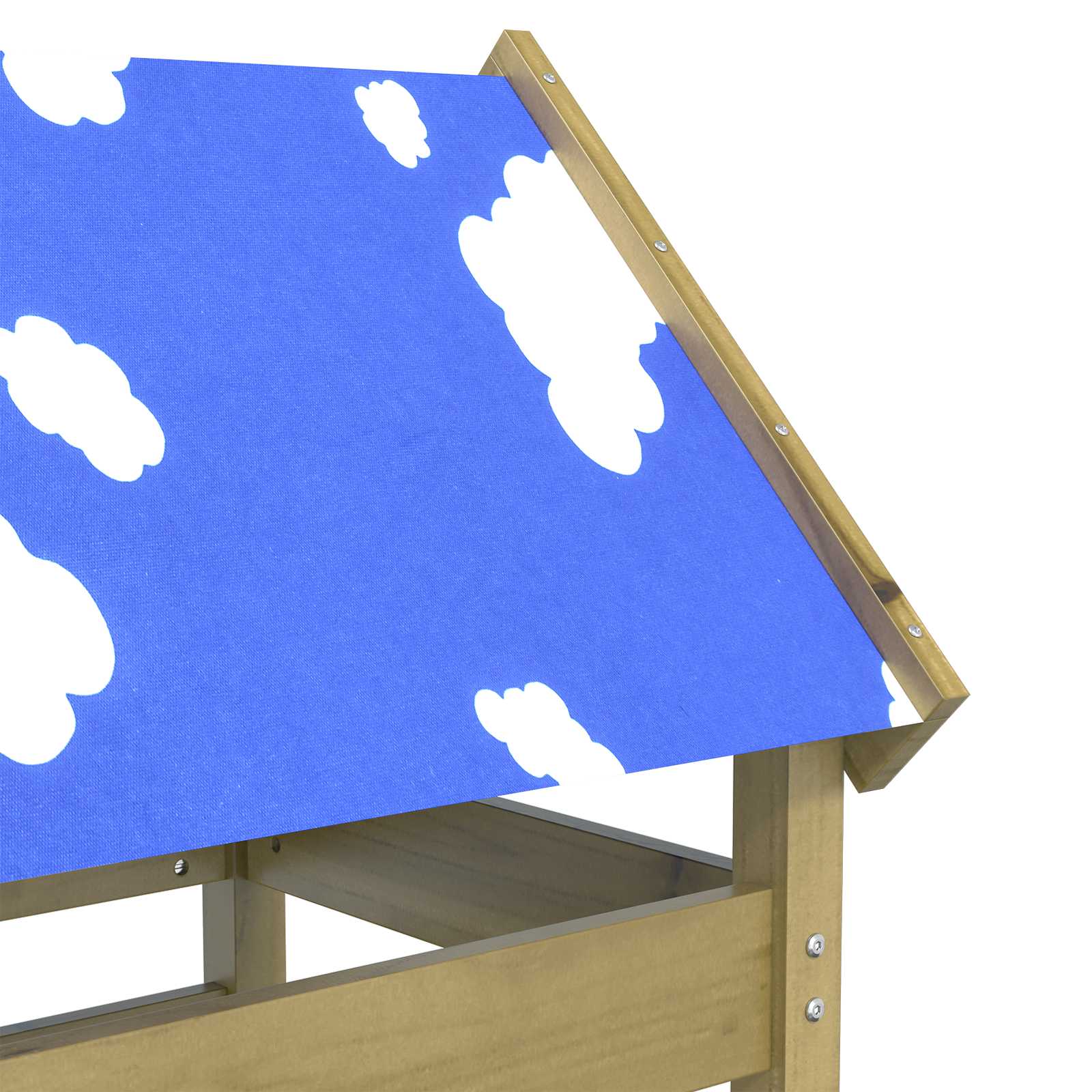 Játék torny barna 85 x 52,5 x 239 cm szilárd impregnált fa