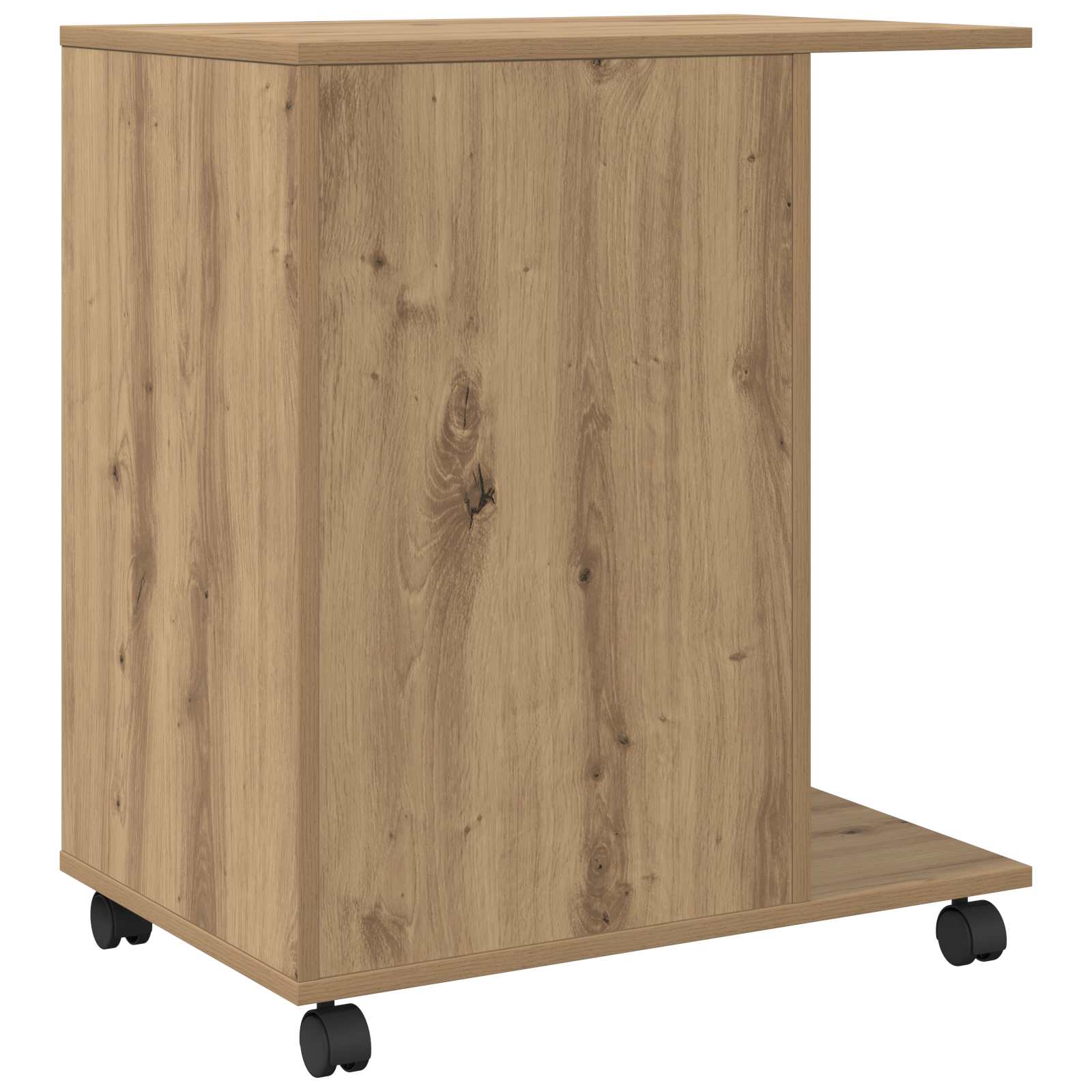 Nyomtatóállvány fiókkal művészi tölgy 60 x 40 x 68.5 cm faanyag