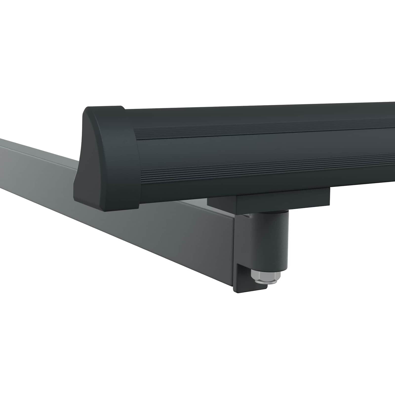 Manuális napernyő keret állítható antracit 5 × 3,5 m acél