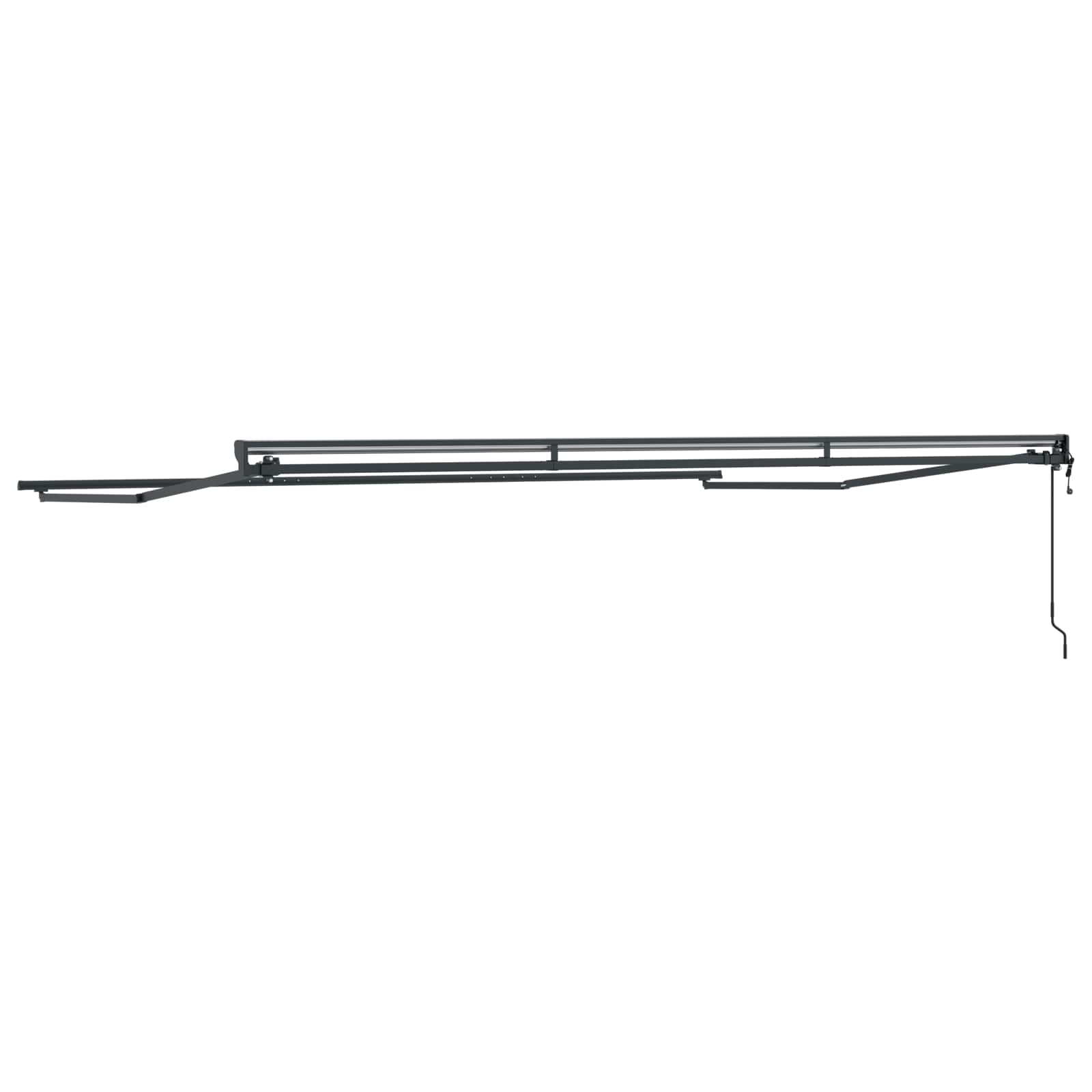 Elektromos kihúzható napellenző keret antracit 4 x 2 m acél