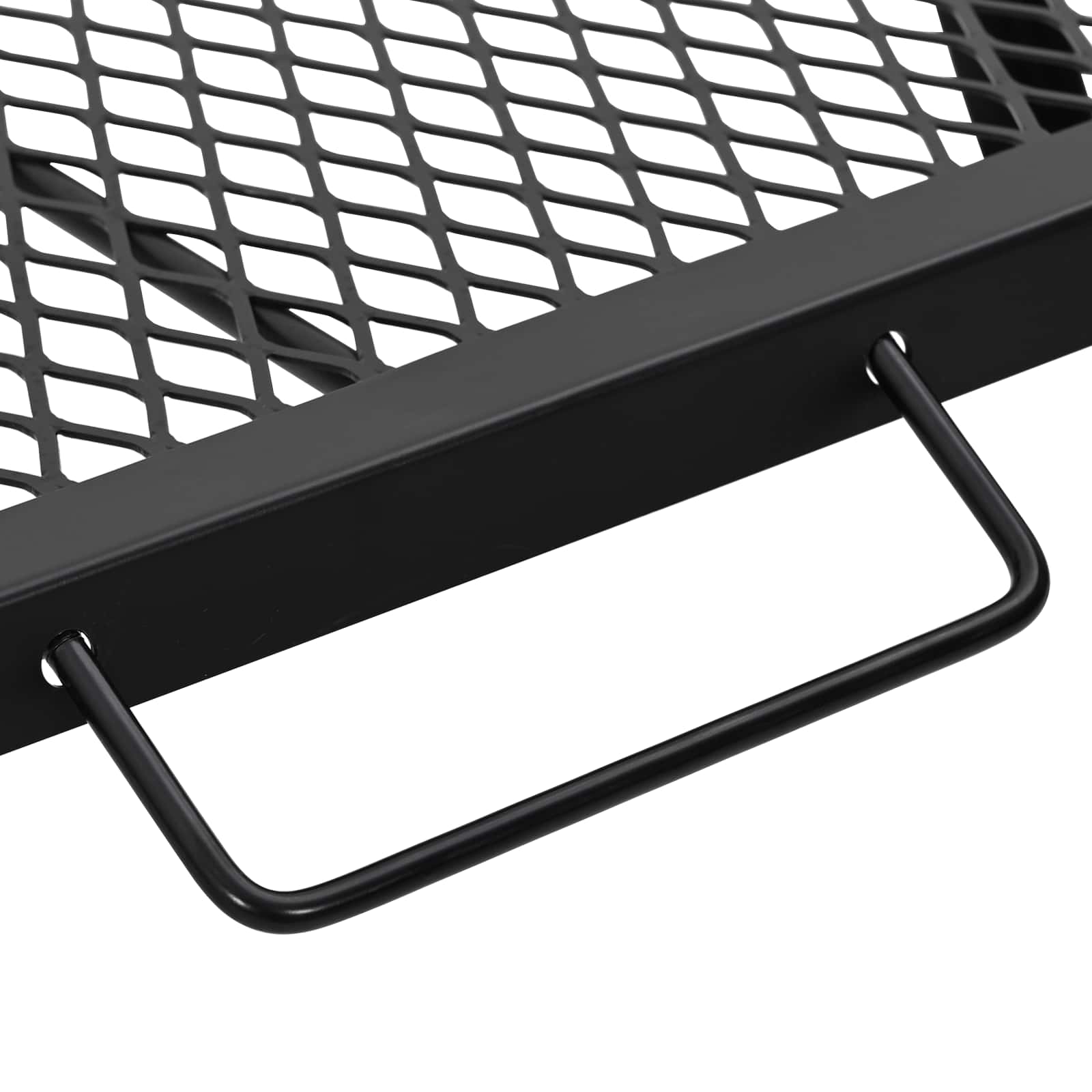 Összecsukható kemping grill fekete 58 x 31 x 2 cm ötvözött acél