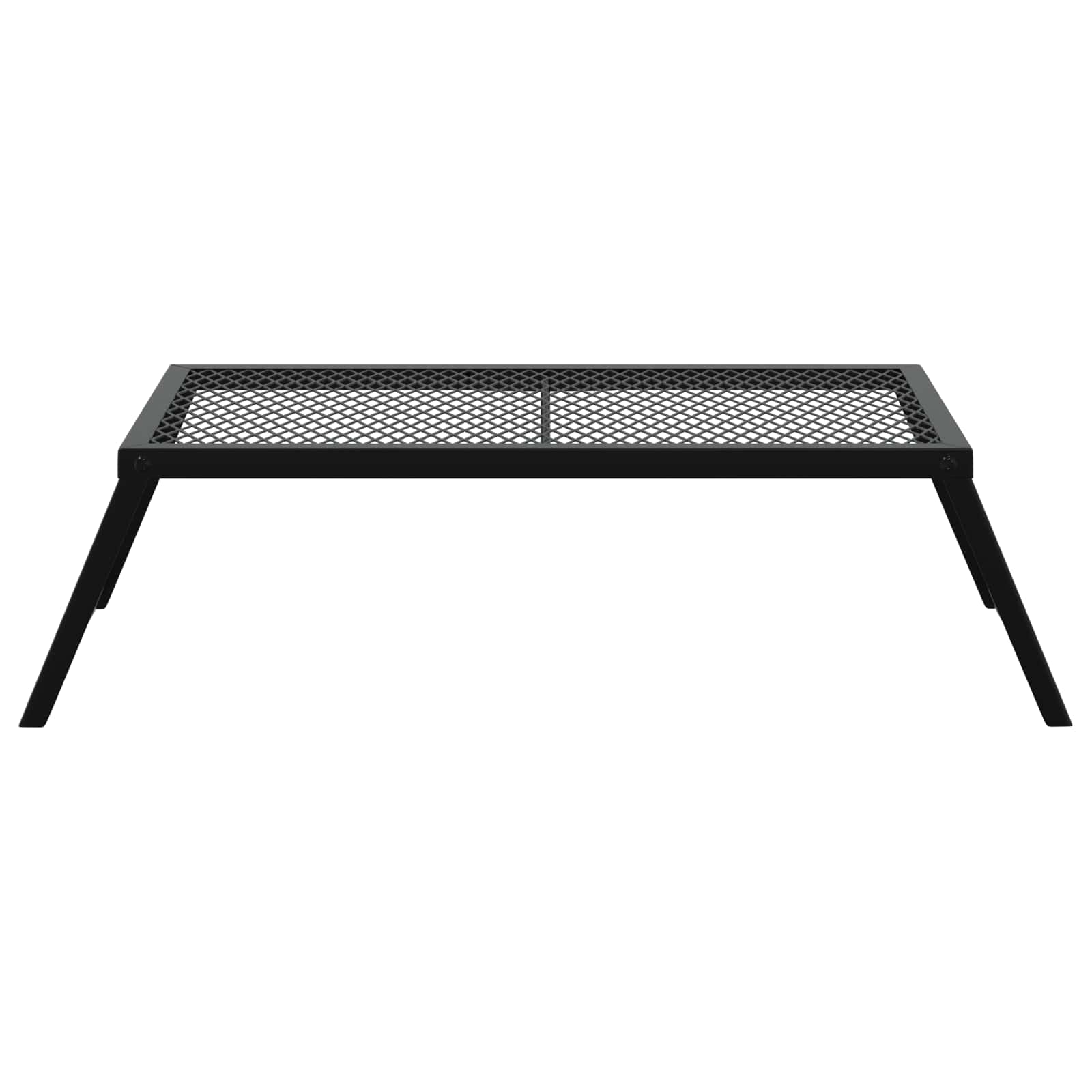 Összecsukható kemping grill fekete 58 x 31 x 2 cm ötvözött acél