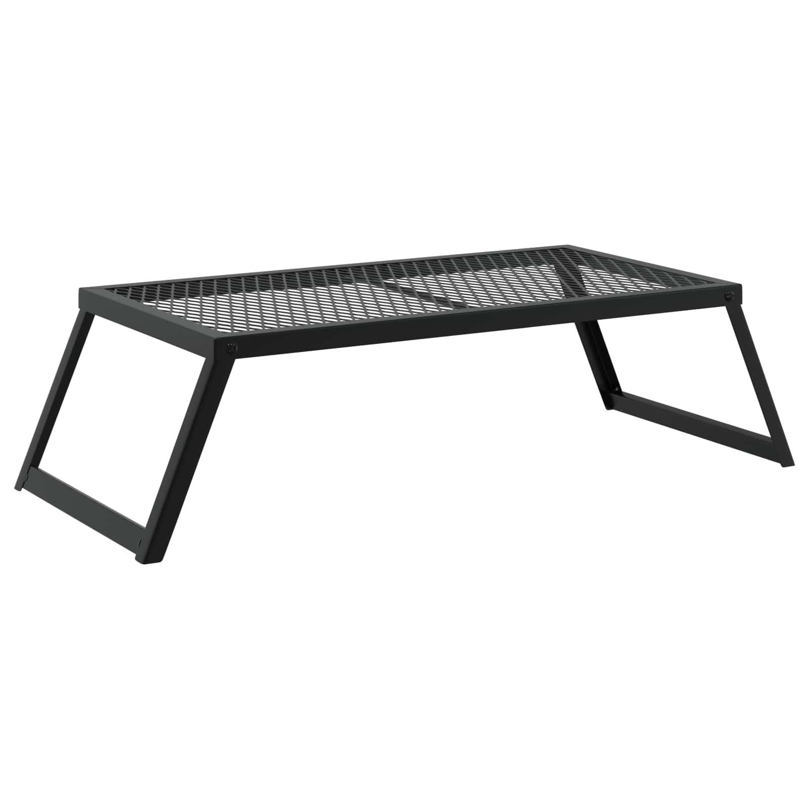 Összecsukható kemping grill fekete 58 x 31 x 2 cm ötvözött acél