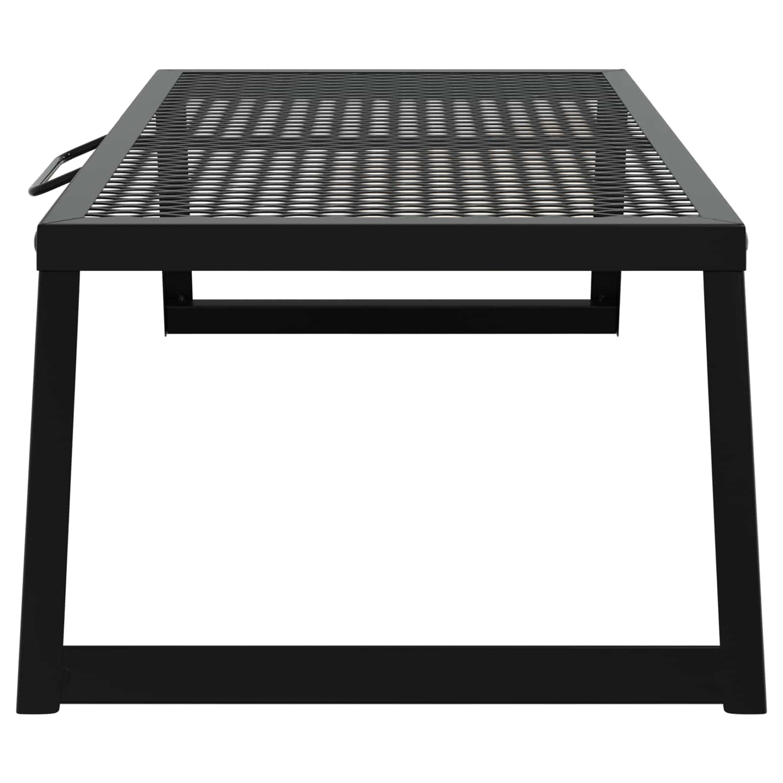 Összecsukható kemping grill fekete 58 x 31 x 2 cm ötvözött acél