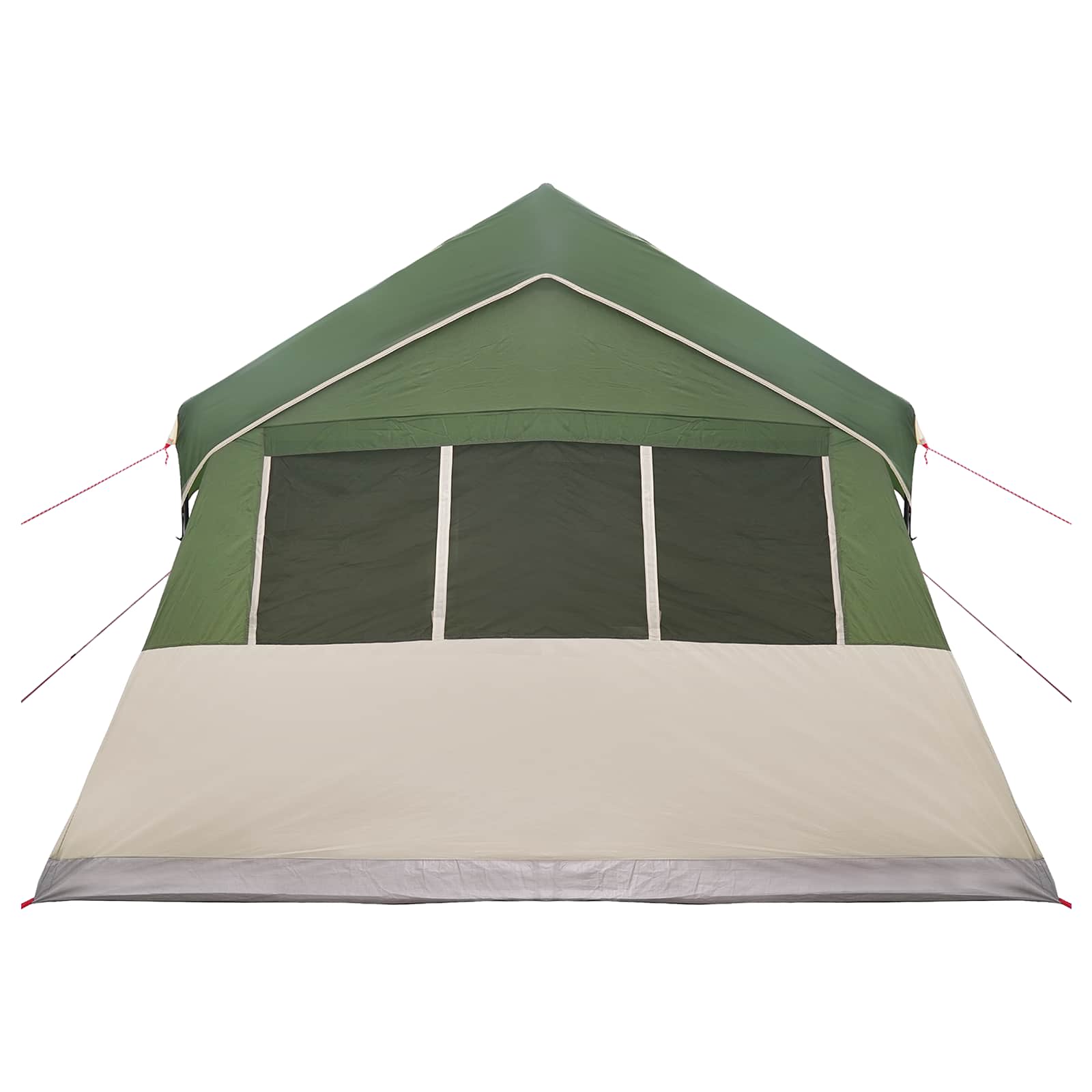 Családi sátor zöld 487 x 340 x 216 cm poliészter és acél