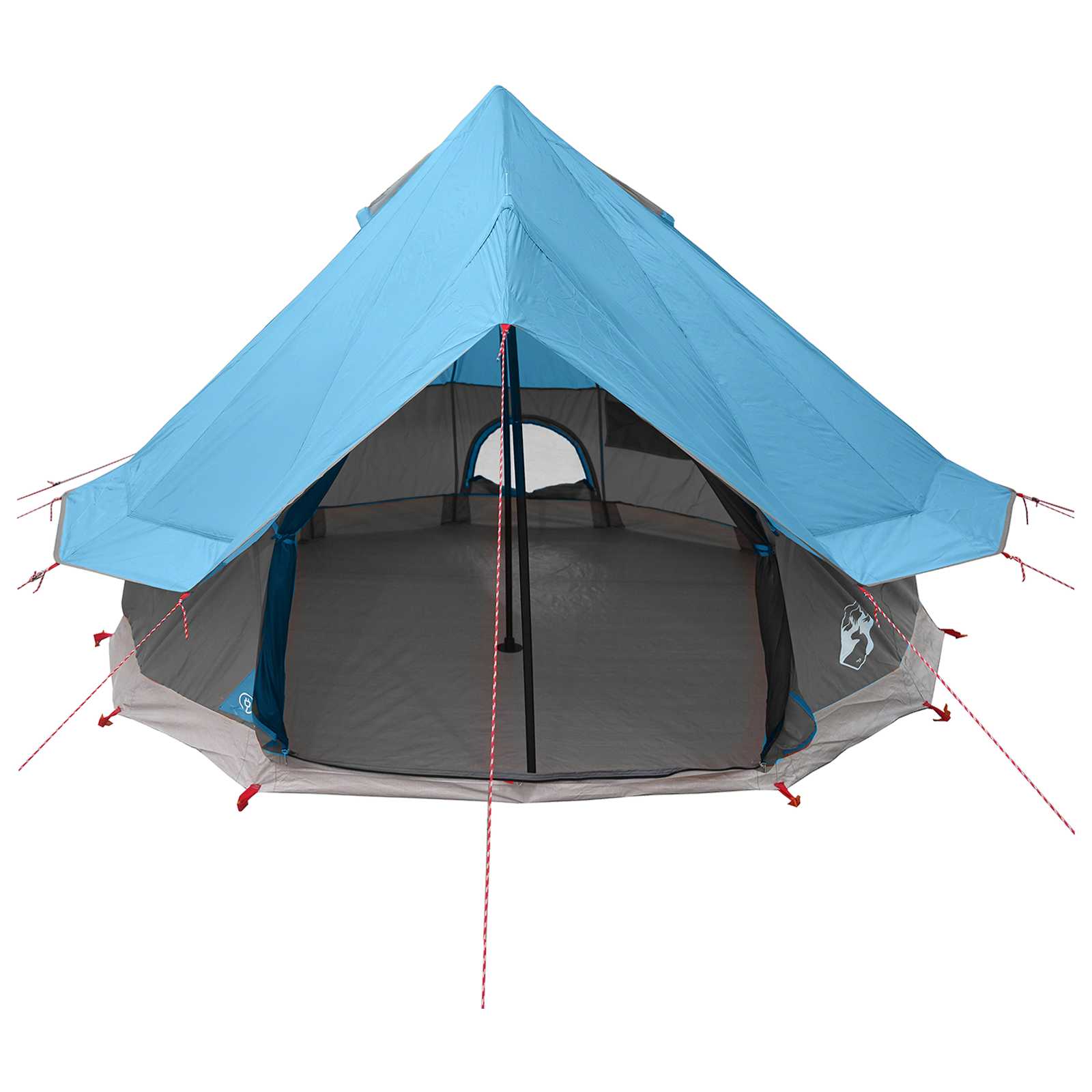 Tipi sátor tetővel kék 250 x 250 cm poliészter és acél