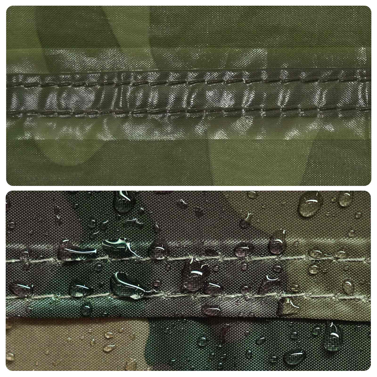 Vadász sátra terepszínű 145 x 145 x 150 cm poliészter és acél