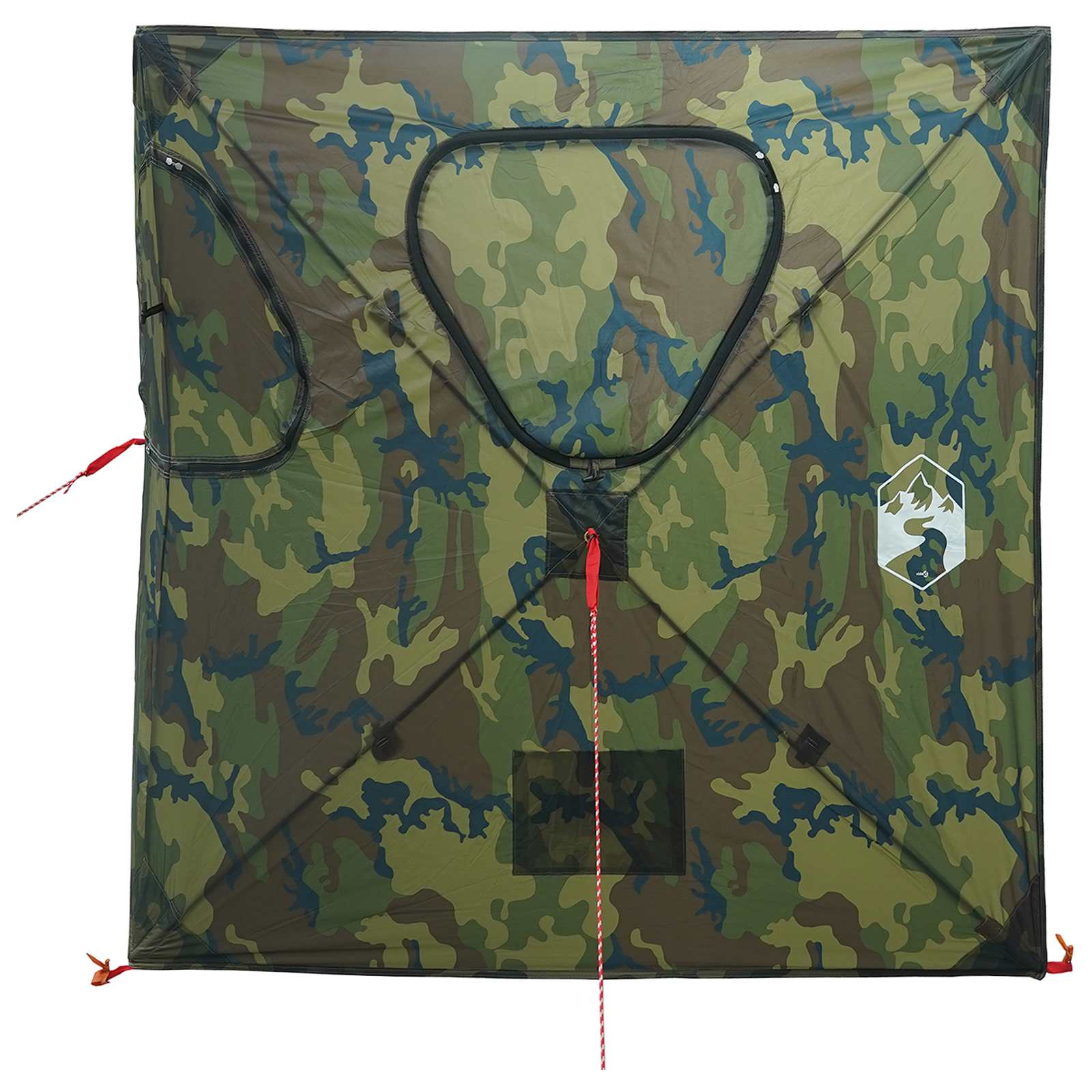 Vadász sátra terepszínű 145 x 145 x 150 cm poliészter és acél