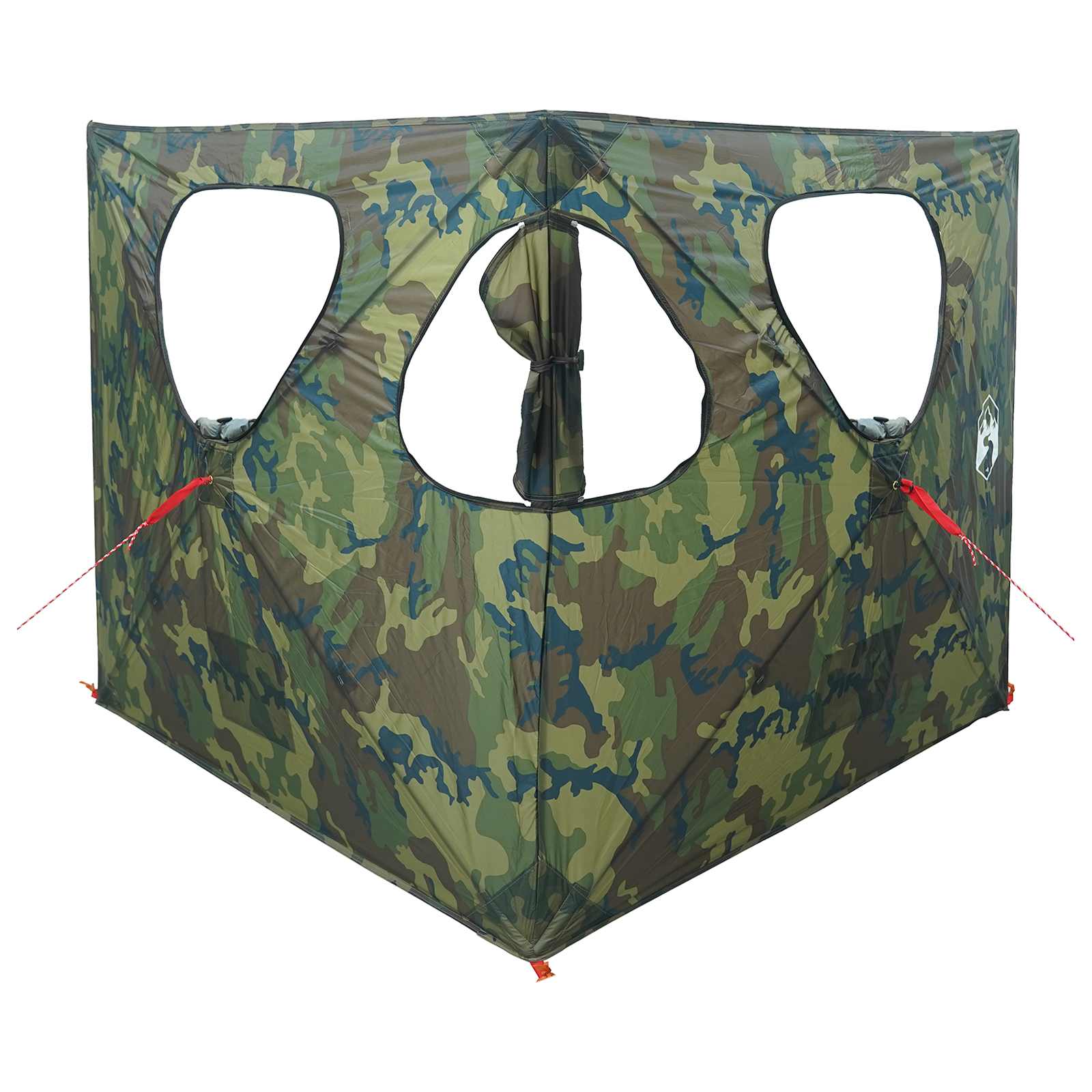 Vadász sátra terepszínű 145 x 145 x 150 cm poliészter és acél