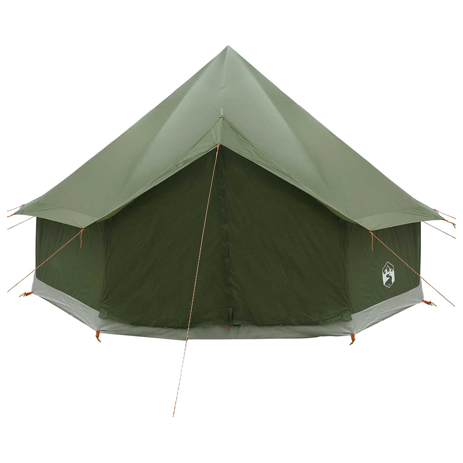 Tipi sátor olajzöld 300 x 300 x 200 cm poliészter és acél