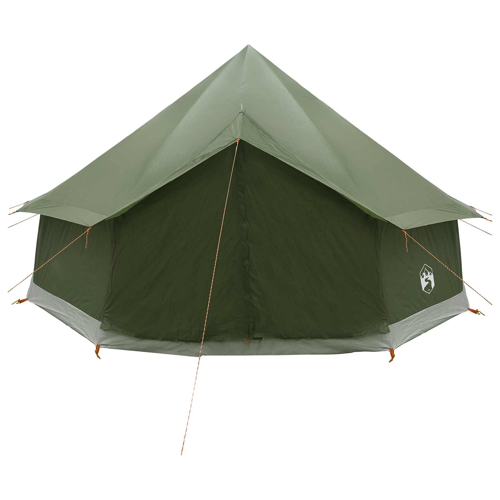 Tipi sátor olajzöld 400 x 400 x 250 cm poliészter és acél
