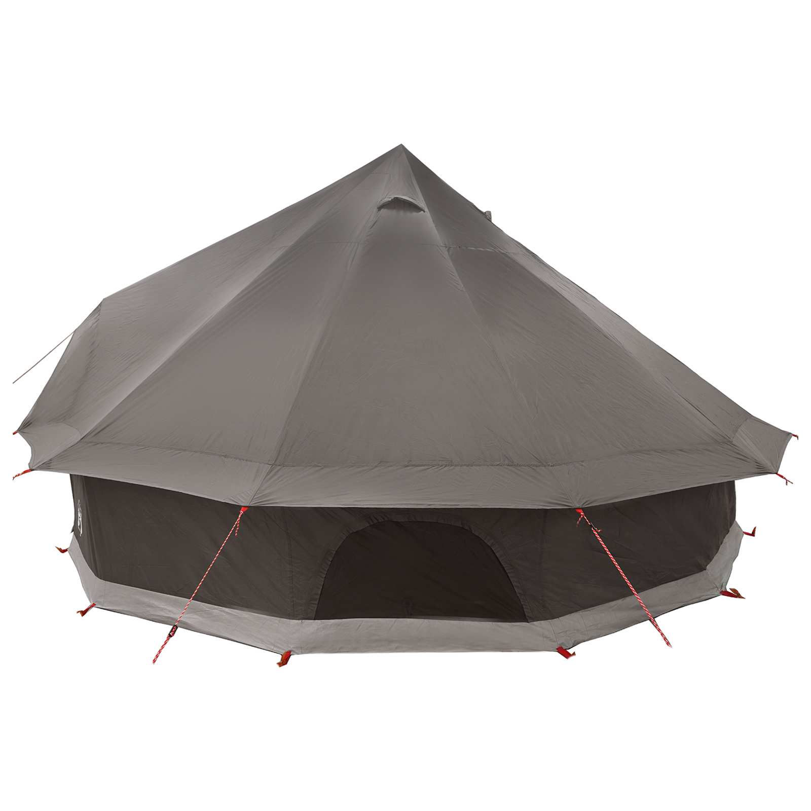 Tipi sátor barna szürke 500 x 500 x 300 cm poliészter és acél