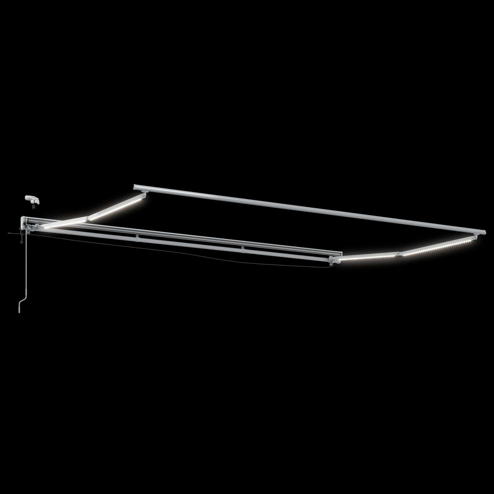 Elektromos kihúzható napernyő burgundi 5 x 3 m