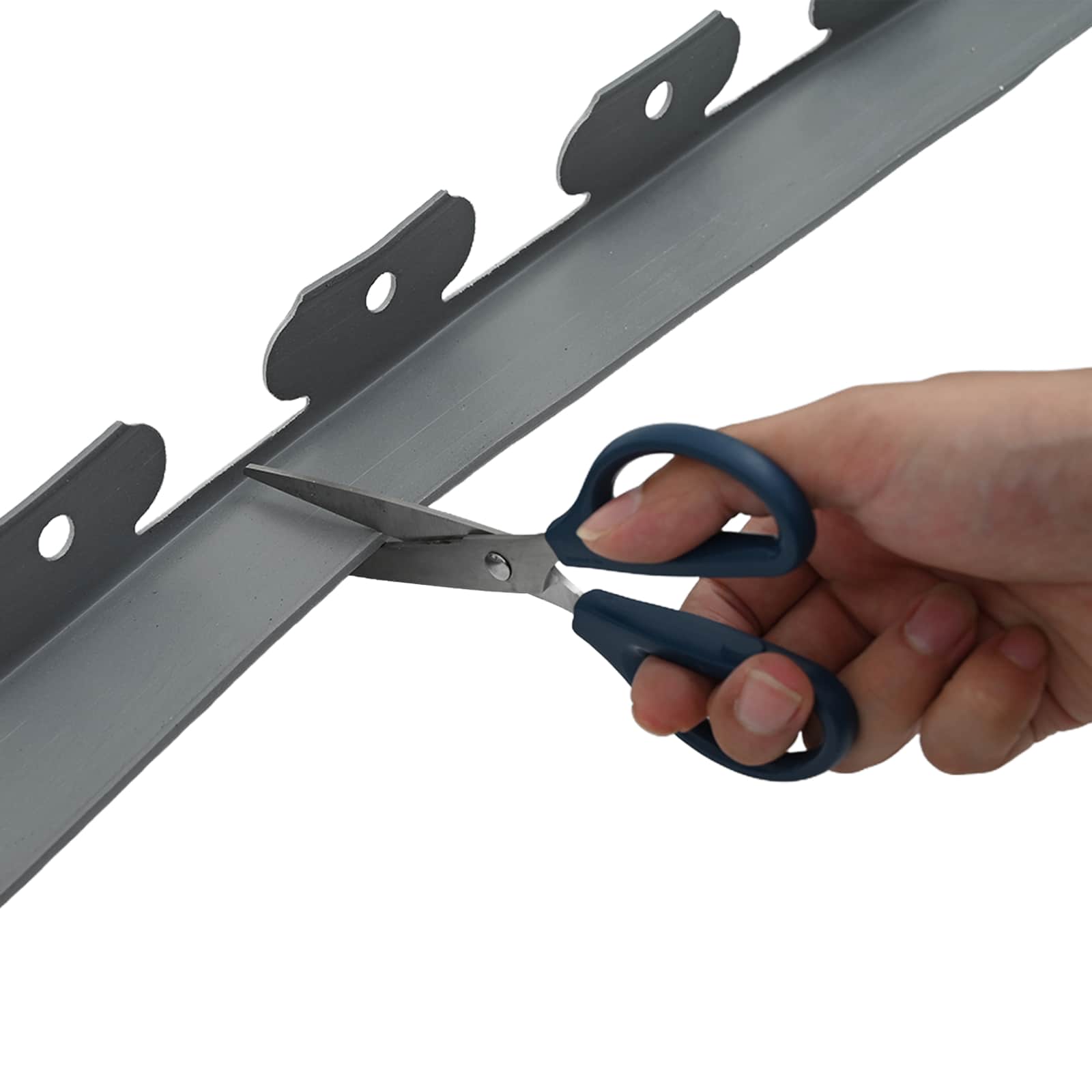 Gyepszegélyek szürke 5000 x 4 x 5 cm műanyag