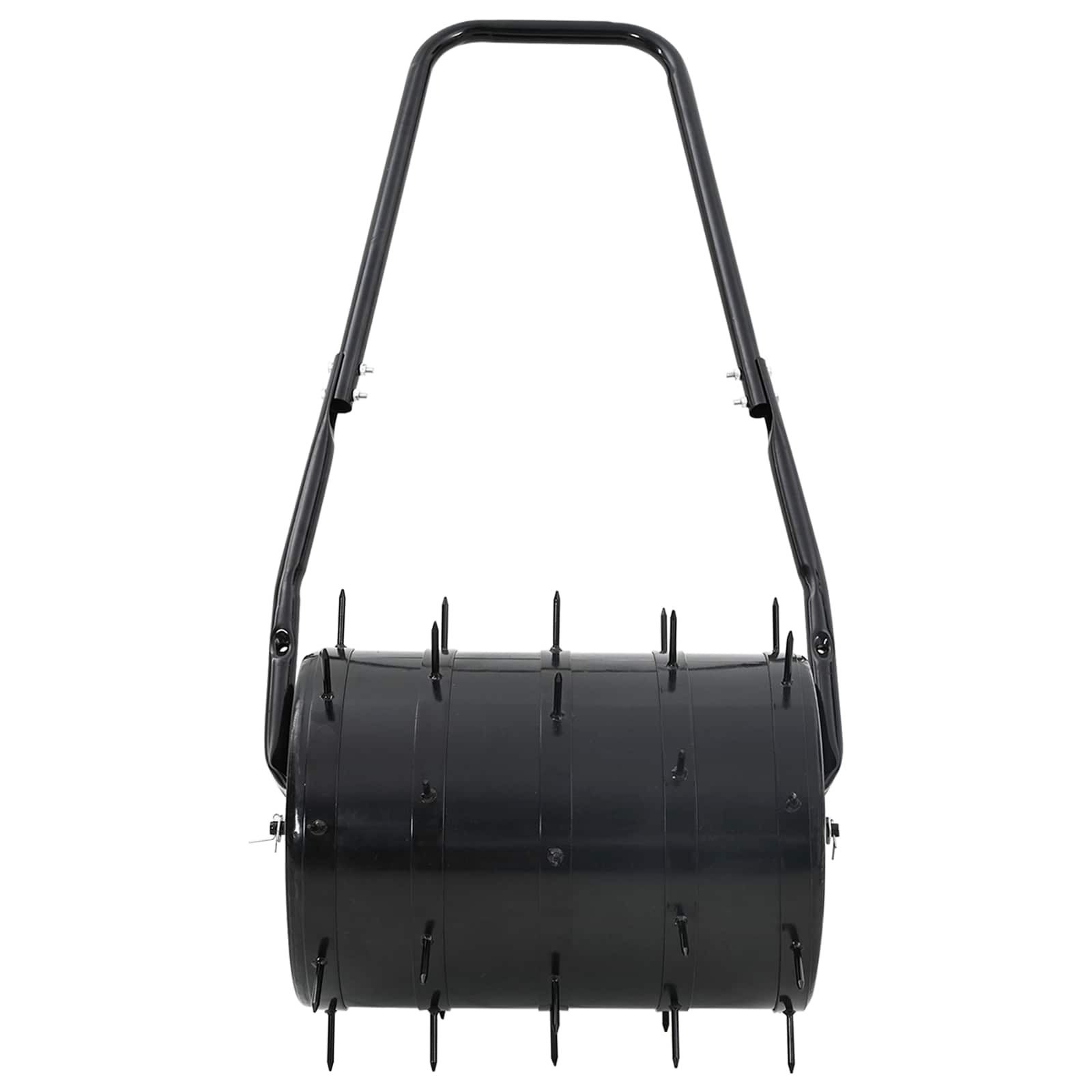 Fűroller aerátor csipeszekkel fekete 110 x 52 cm vas