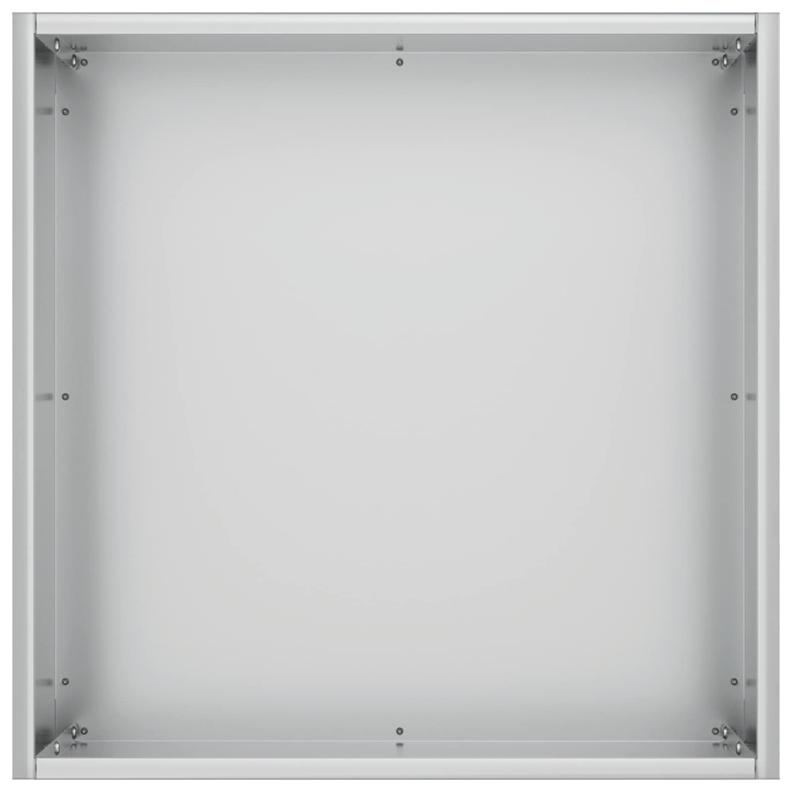 Kerti cserép 2 db ezüst 35 x 35 x 35 cm horganyzott acél