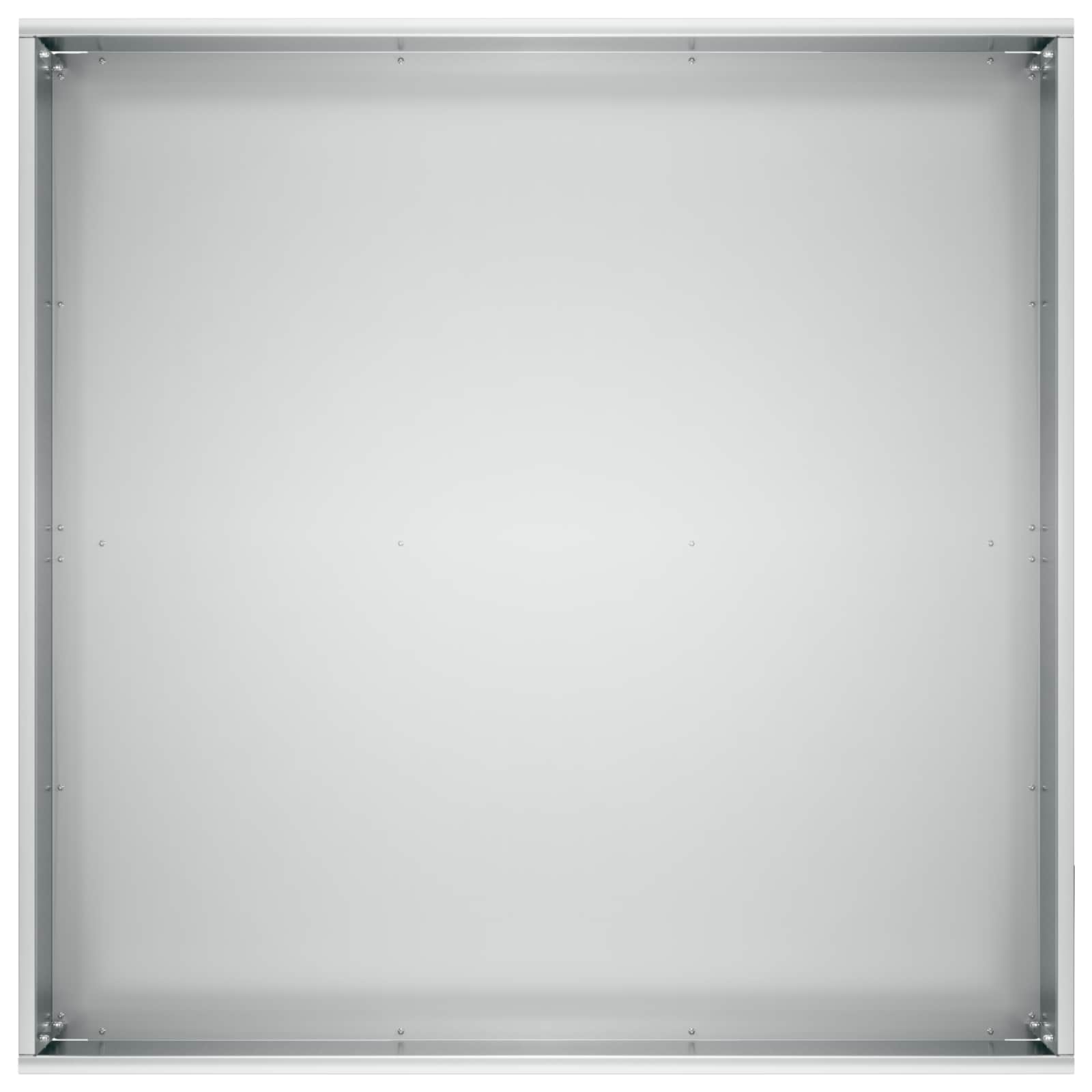 Kerti cserép 2 db ezüst 40 x 40 x 20 cm horganyzott acél