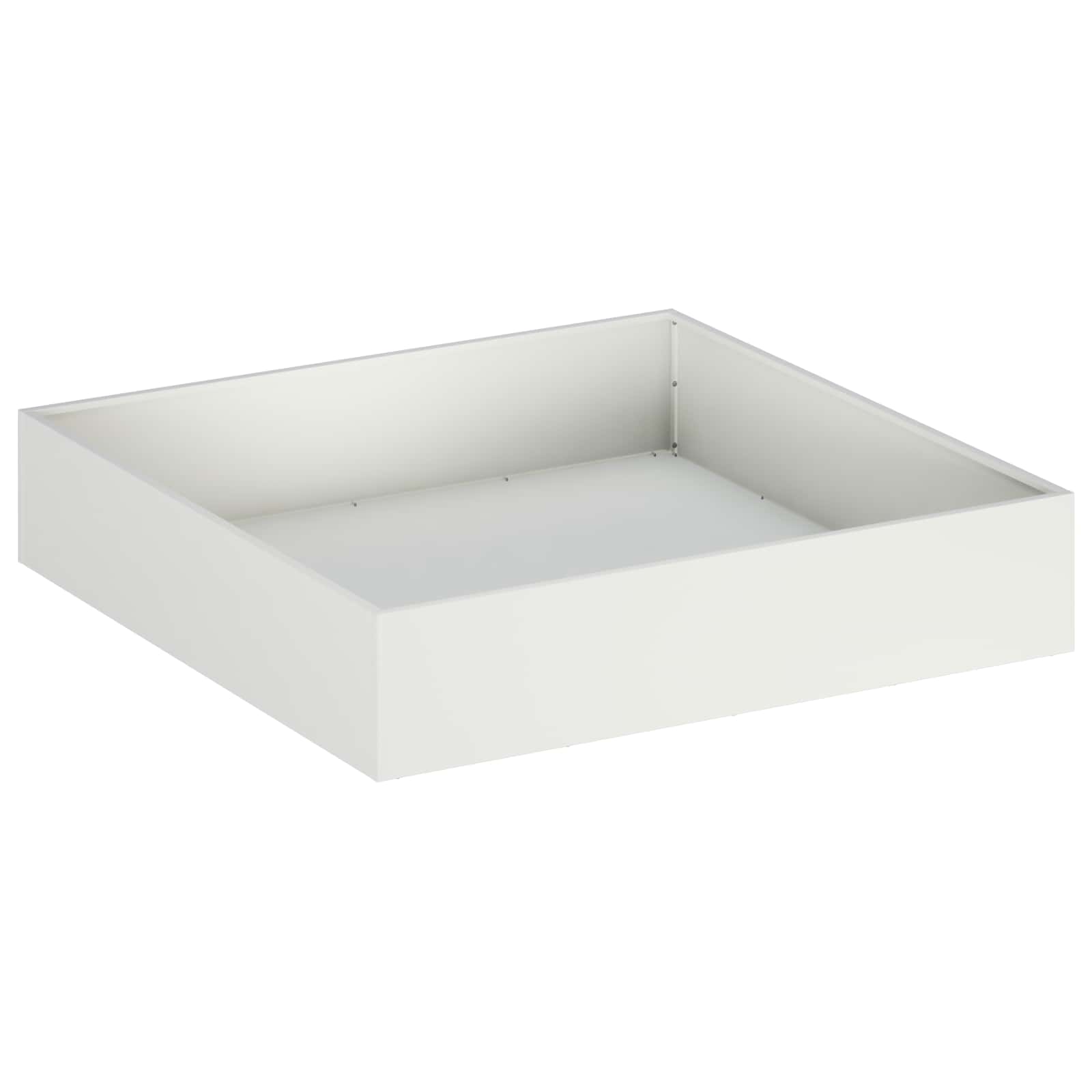 Kerti cserép fehér 80 x 80 x 20 cm hidegen hengerelt acél