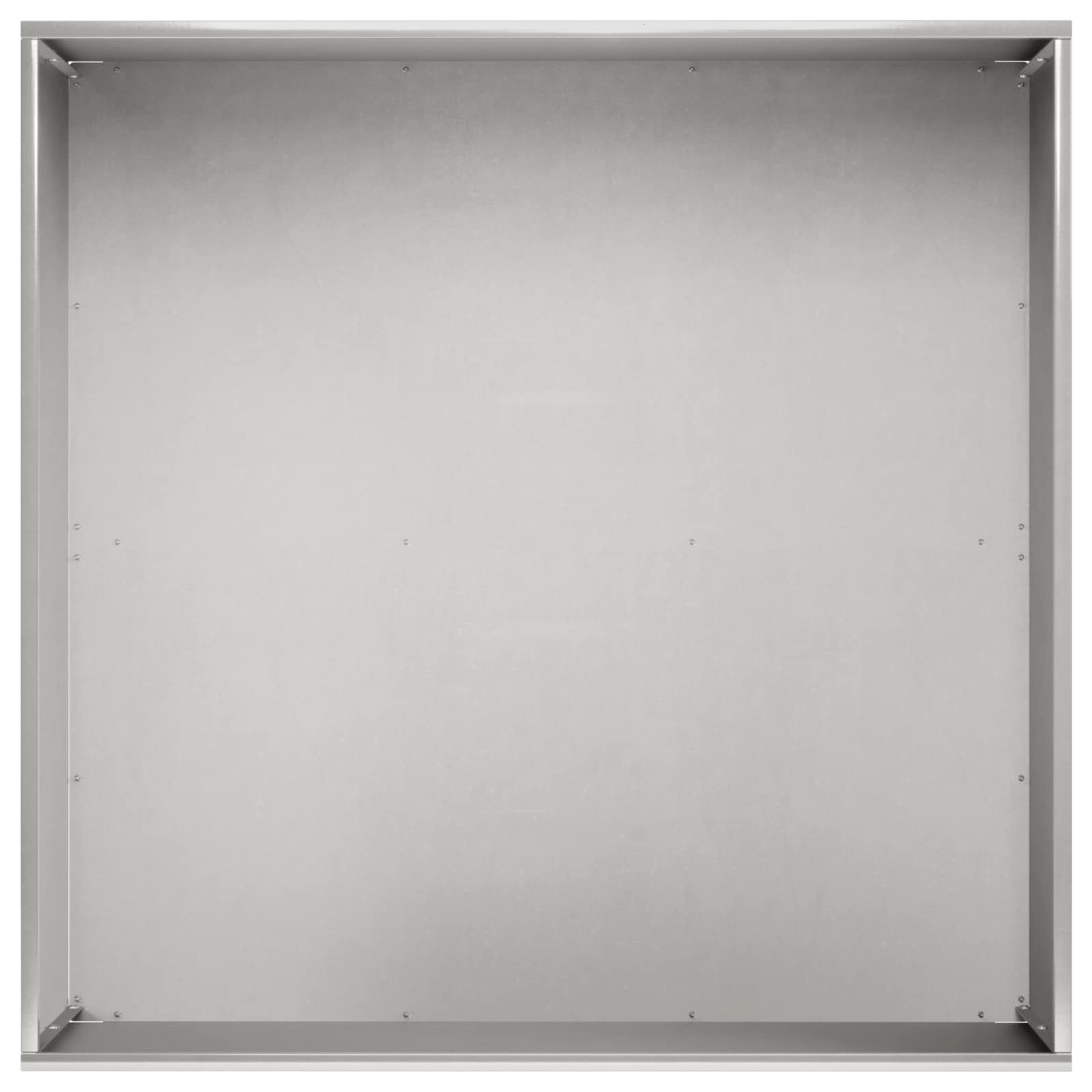 Kerti cserép 2 db ezüst 40 x 40 x 30 cm rozsdamentes acél