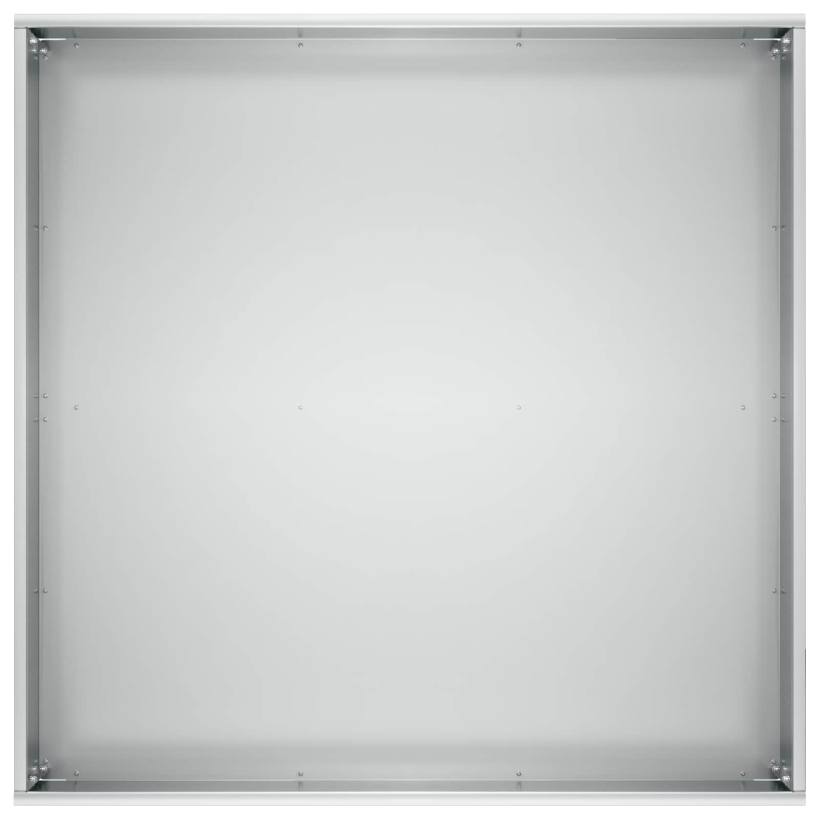 Kerti cserép ezüst 40 x 40 x 30 cm horganyzott acél
