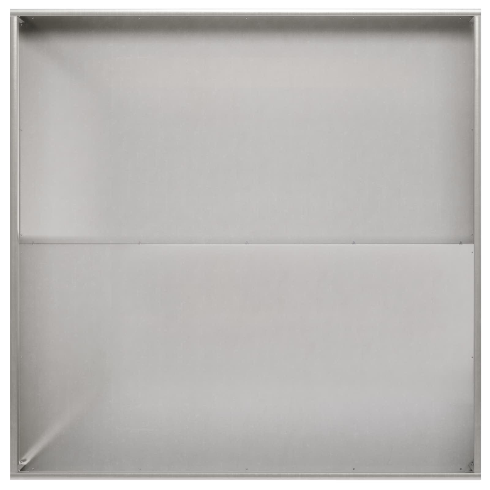 Kerti cserép ezüst 80 x 80 x 30 cm rozsdamentes acél