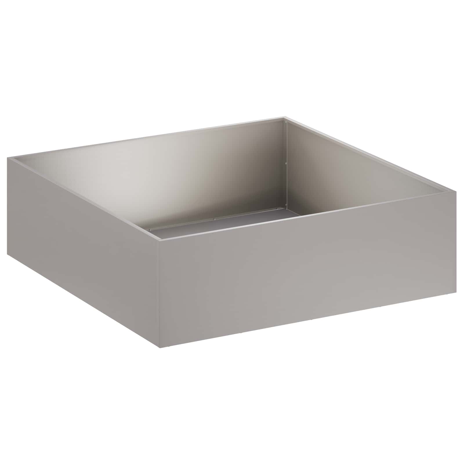 Kerti cserép 2 db rozsdás 100 x 100 x 30 cm időjárásálló acél