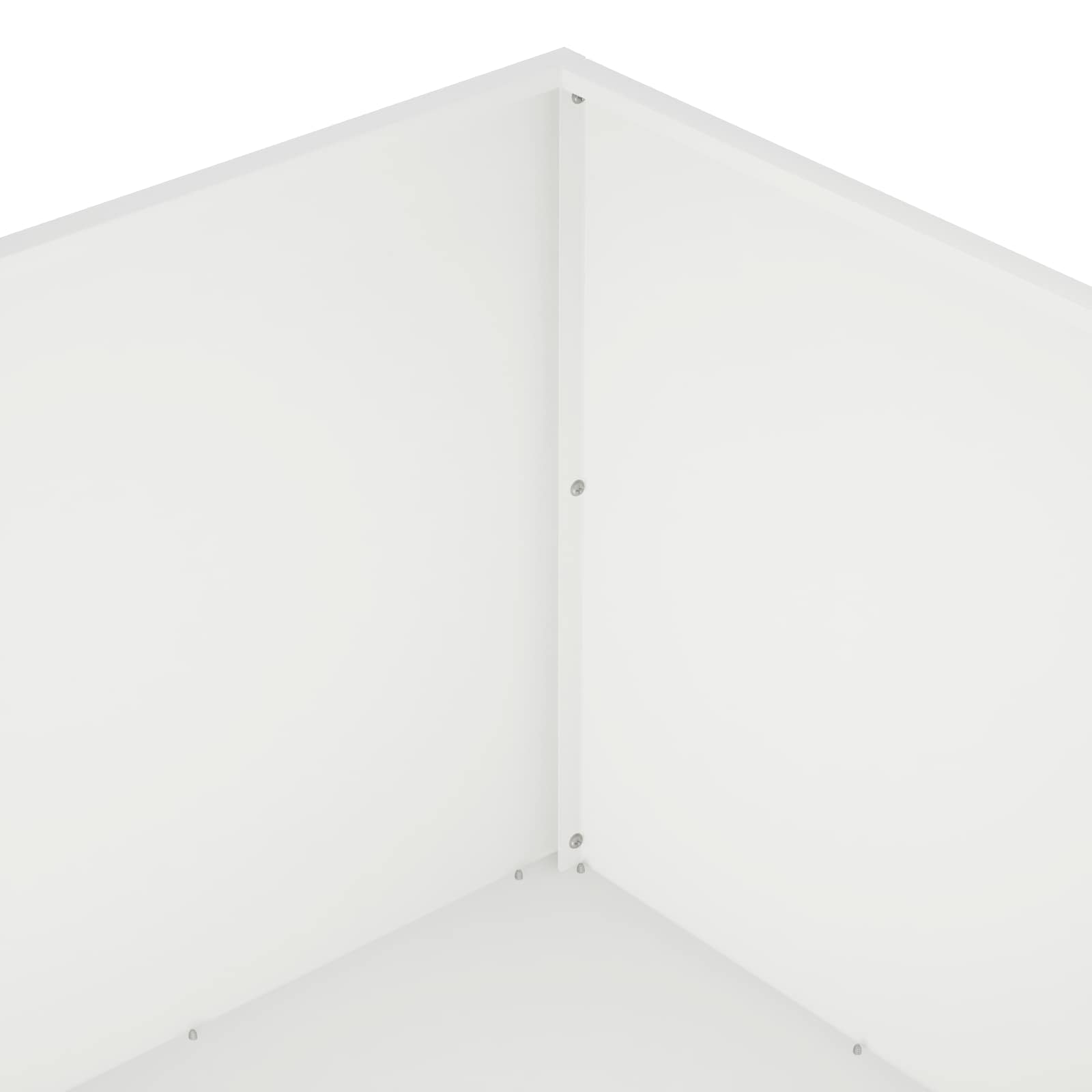 Kerti cserép 2 db fehér 80 x 80 x 40 cm hidegen hengerelt acél