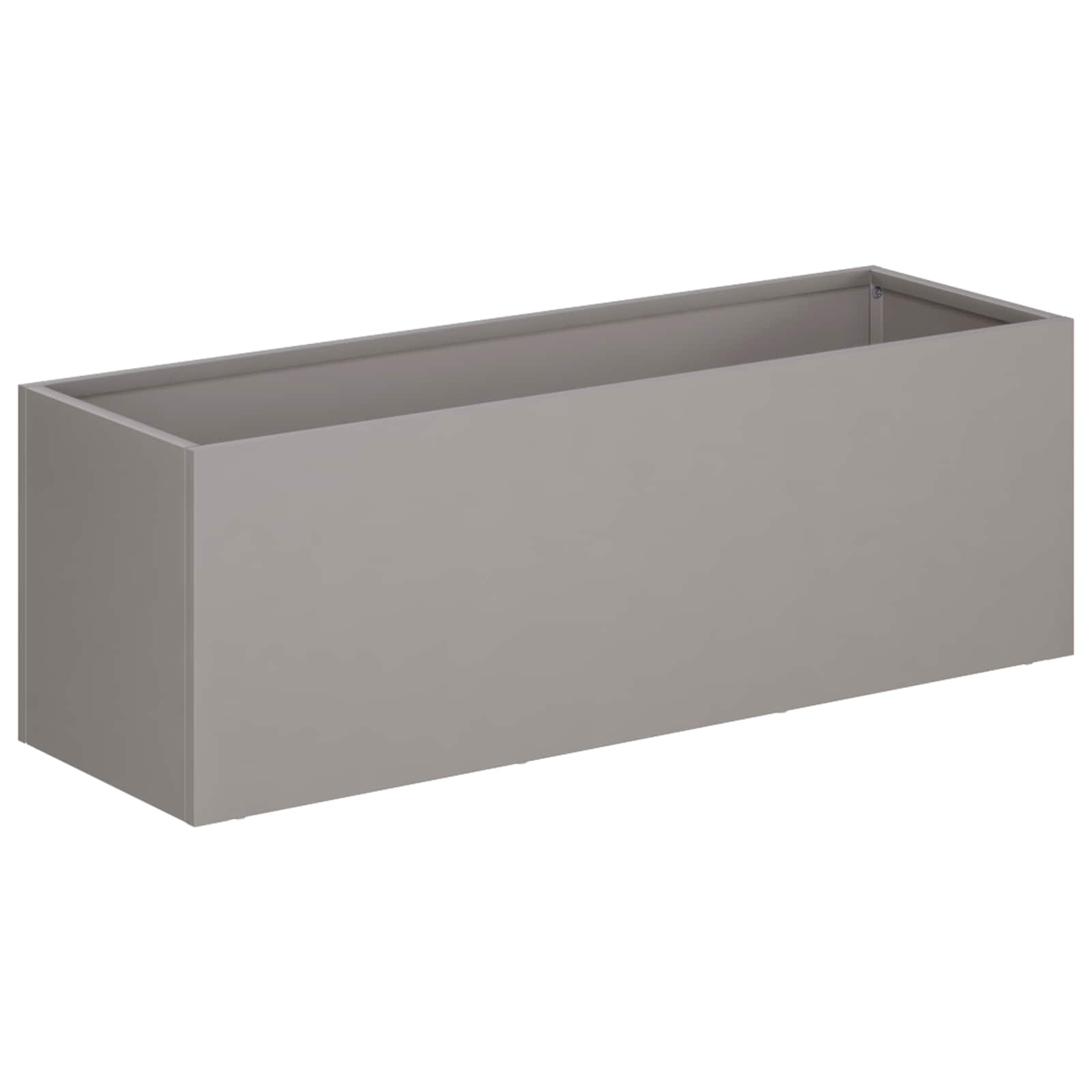 Kerti cserép rozsdás 60 x 20 x 20 cm időjárásálló acél