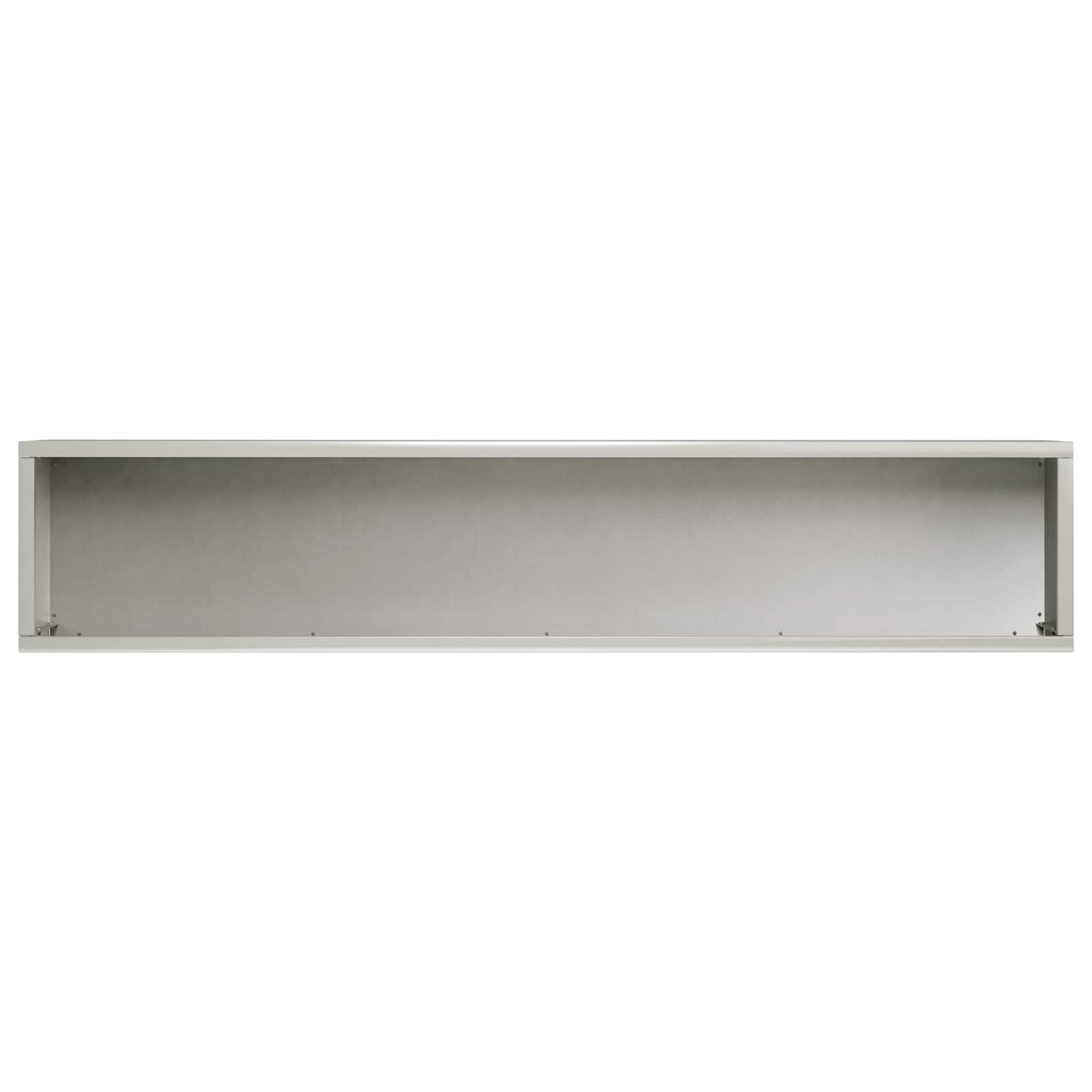 Kerti cserép 2 db ezüst 80 x 20 x 20 cm rozsdamentes acél