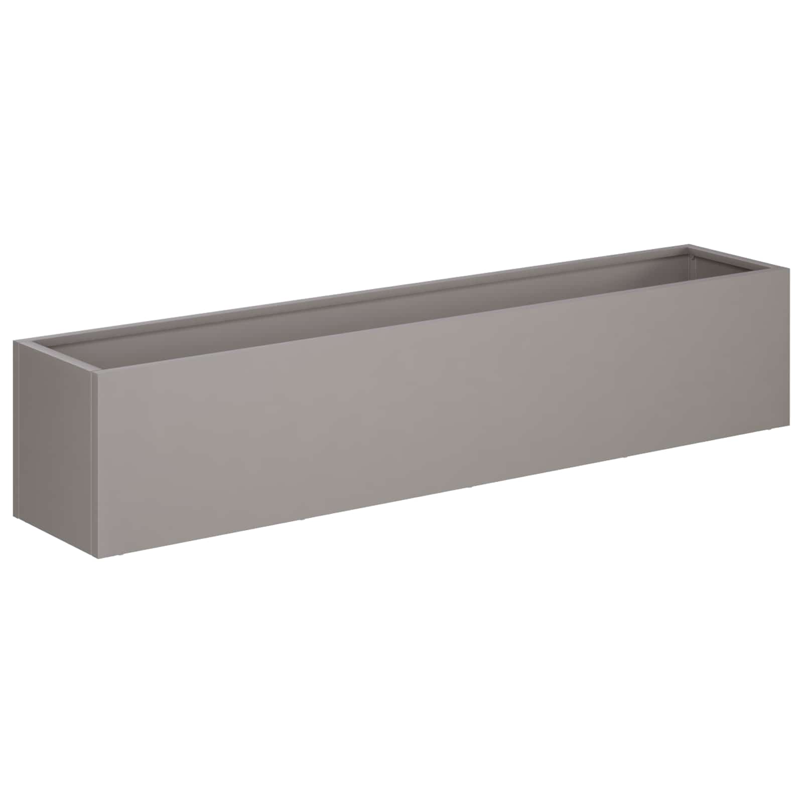Kerti cserép 2 db rozsdás 80 x 20 x 20 cm időjárásálló acél