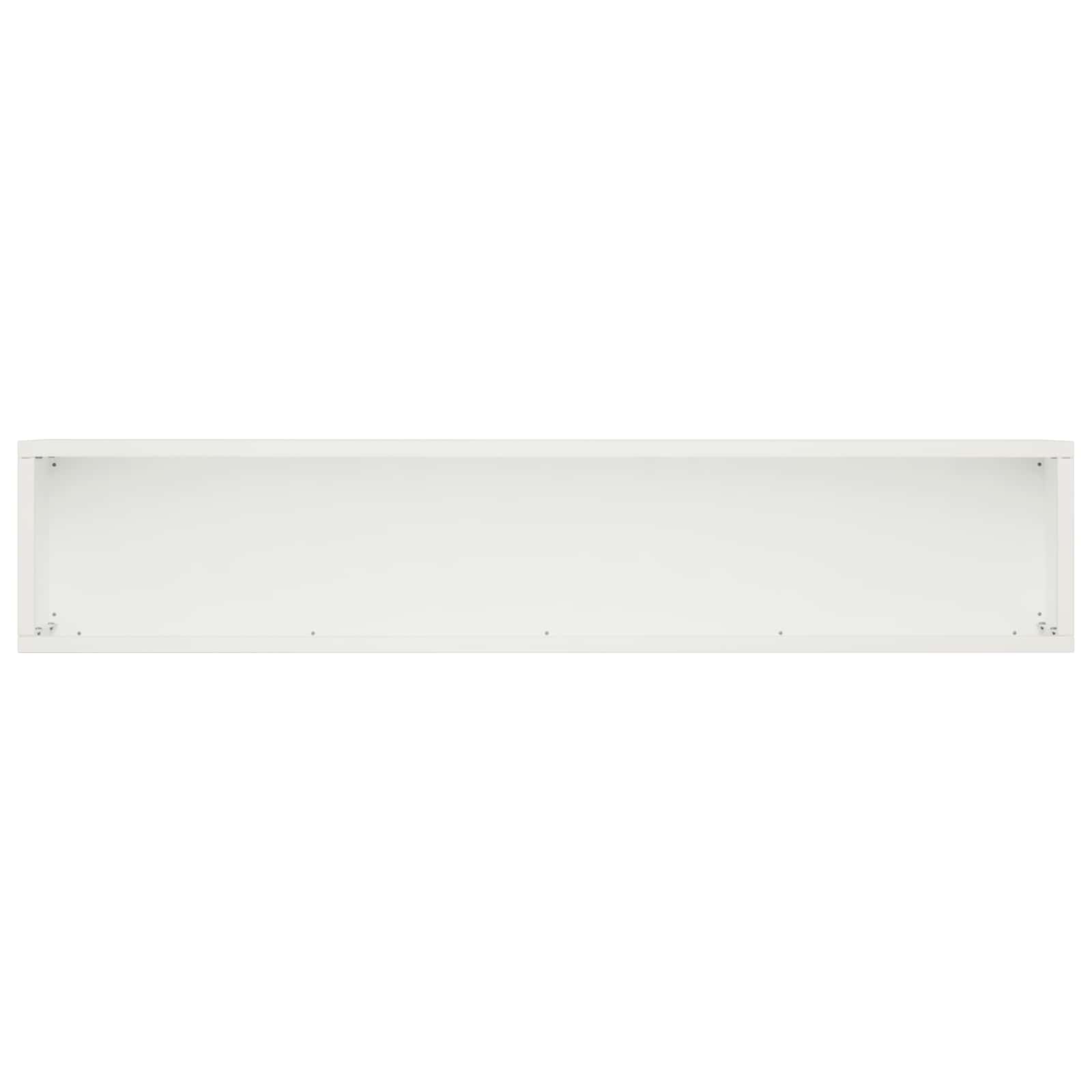 Kerti cserép 2 db fehér 100 x 20 x 20 cm hidegen hengerelt acél