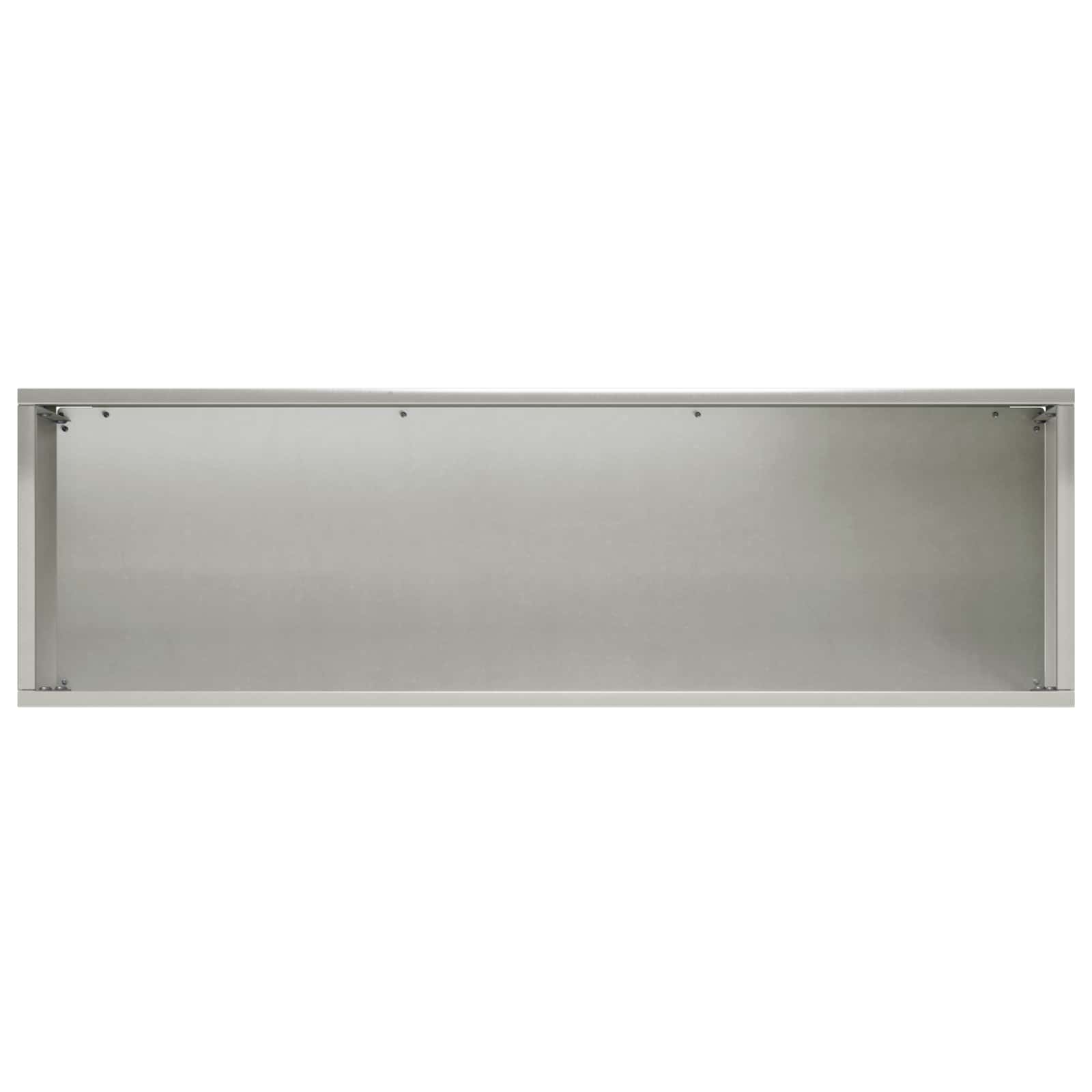 Kerti cserép 2 db ezüst 80 x 30 x 30 cm rozsdamentes acél