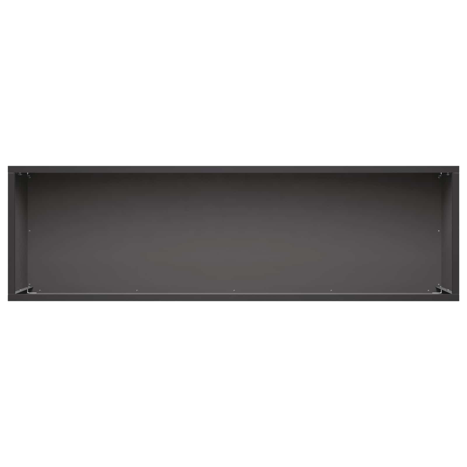 Kerti cserép 2 db fekete 100 x 30 x 30 cm