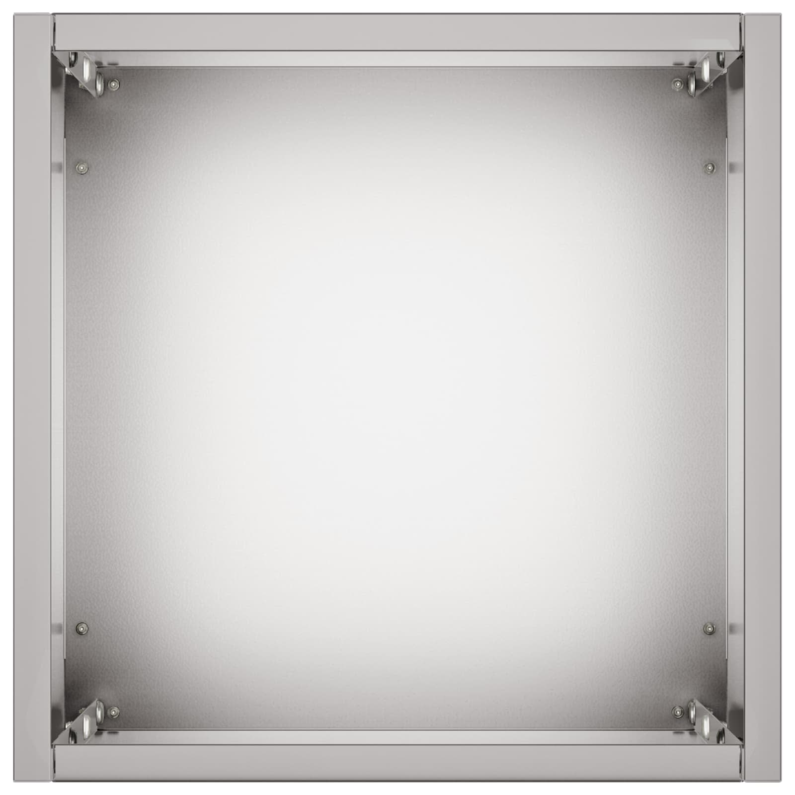 Kerti cserép 2 db ezüst 20 x 20 x 75 cm horganyzott acél