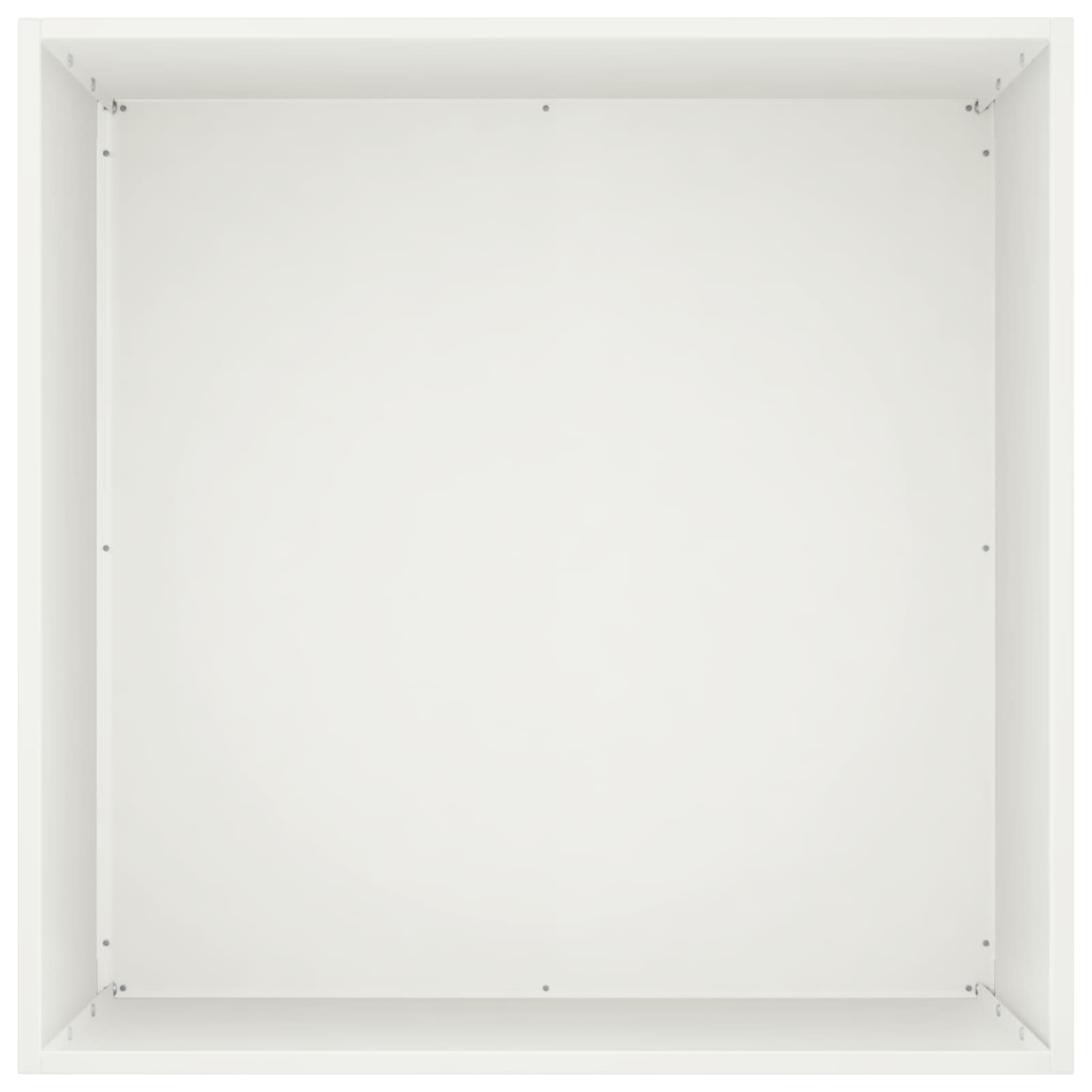 Kerti cserép 2 db fehér 40 x 40 x 75 cm hidegen hengerelt acél