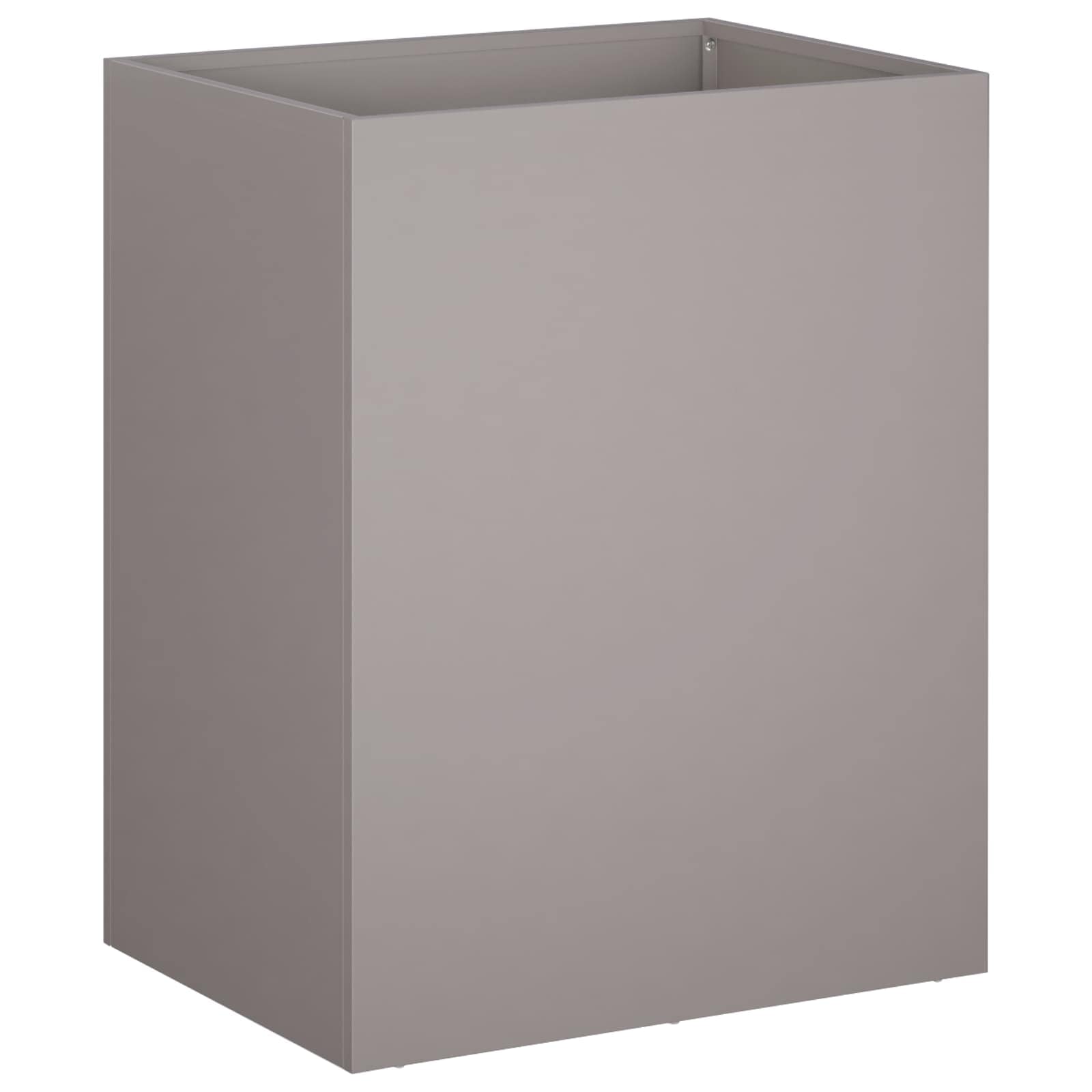Kerti cserép 2 db rozsdás 40 x 30 x 50 cm időjárásálló acél