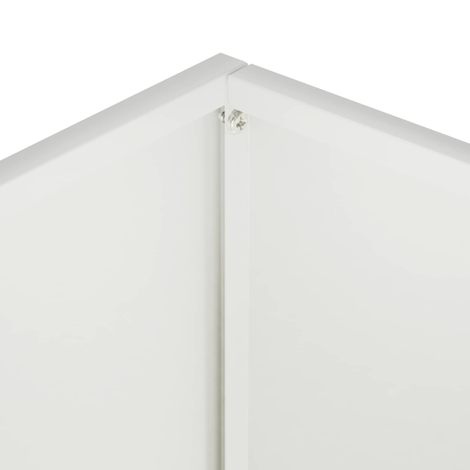 Kerti cserép fehér 50 x 30 x 40 cm hidegen hengerelt acél