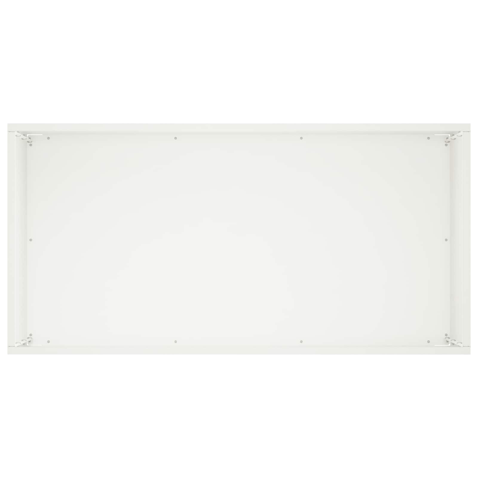 Kerti cserép fehér 60 x 30 x 50 cm hidegen hengerelt acél