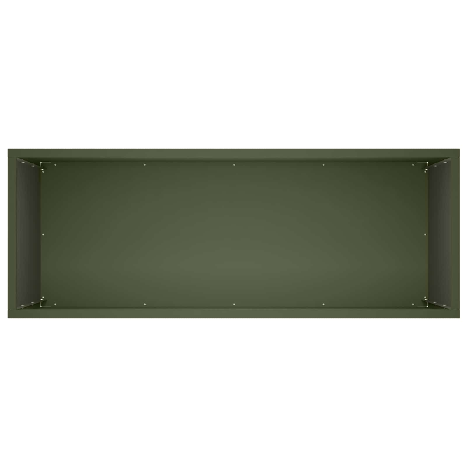 Kerti cserép 2 db olajzöld 80 x 30 x 50 cm